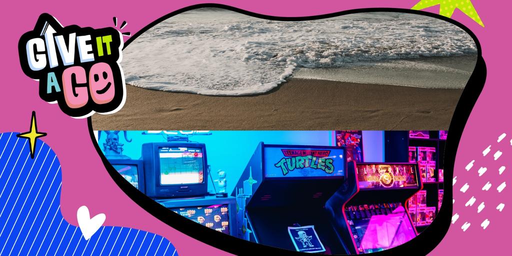Give It A Go: Dawlish Beach and Arcade Trip!