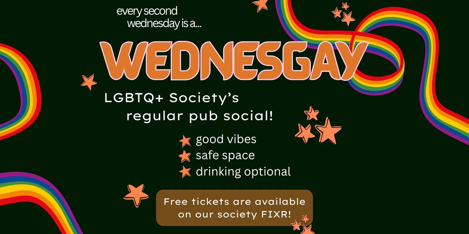 LGBTQ+ Society Wednesgay