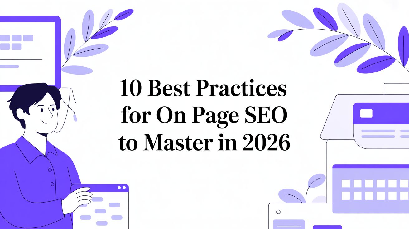 10 Best Practices for On Page SEO to Master in 2026