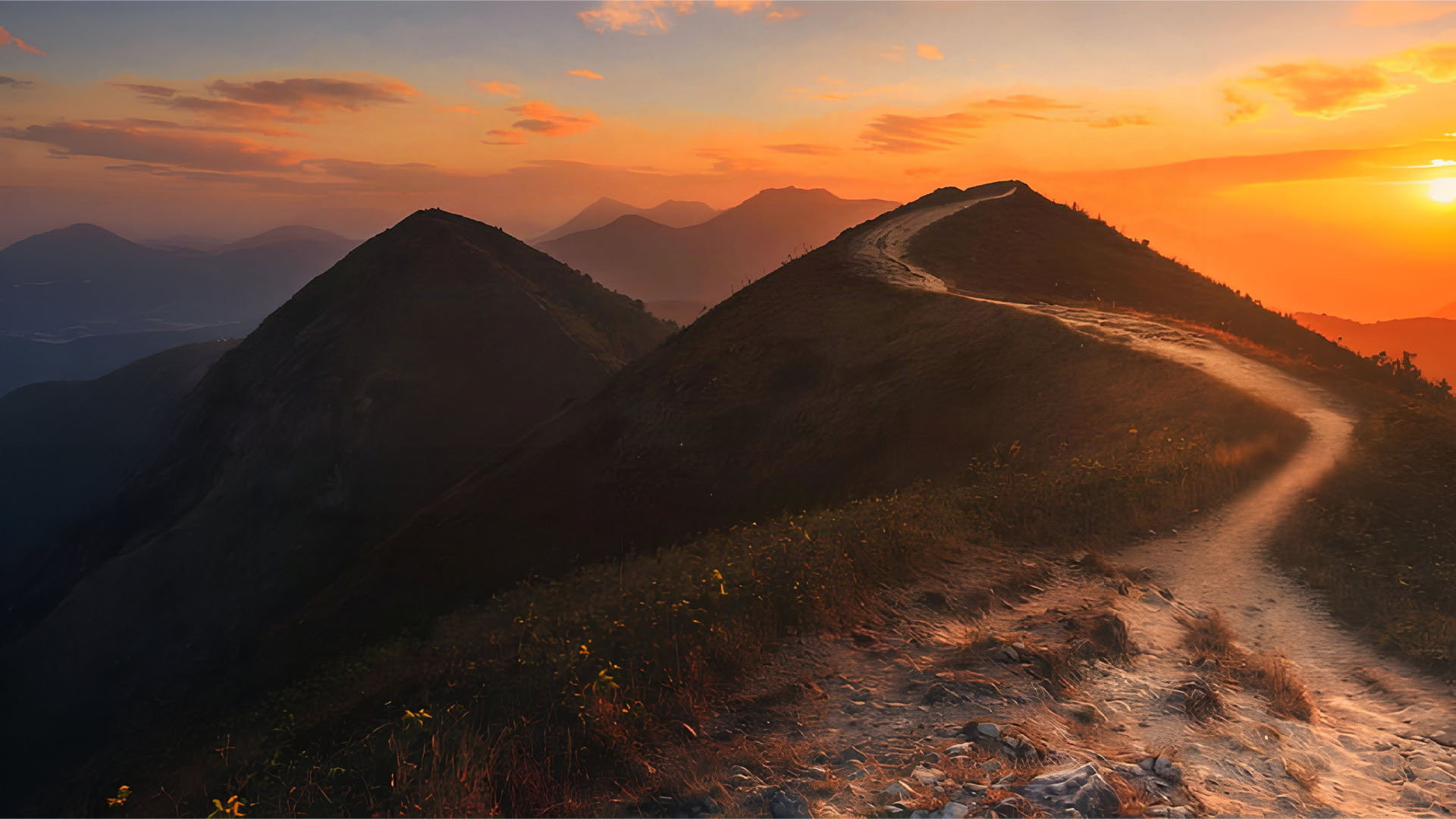 Nature image relating to the inspirational message