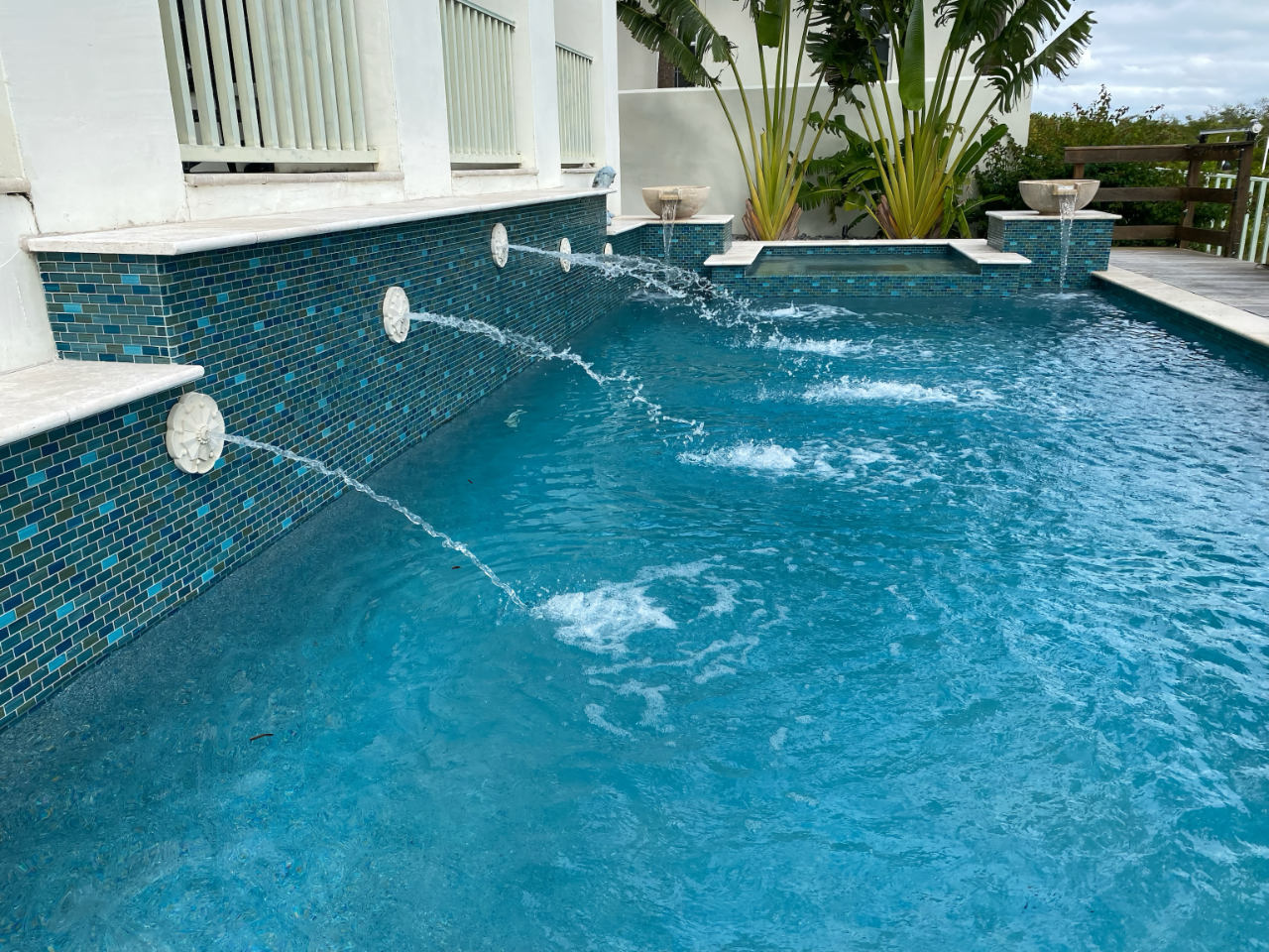Paradise Retreat — custom inground pool by South Shore Pools, Apollo Beach FL
