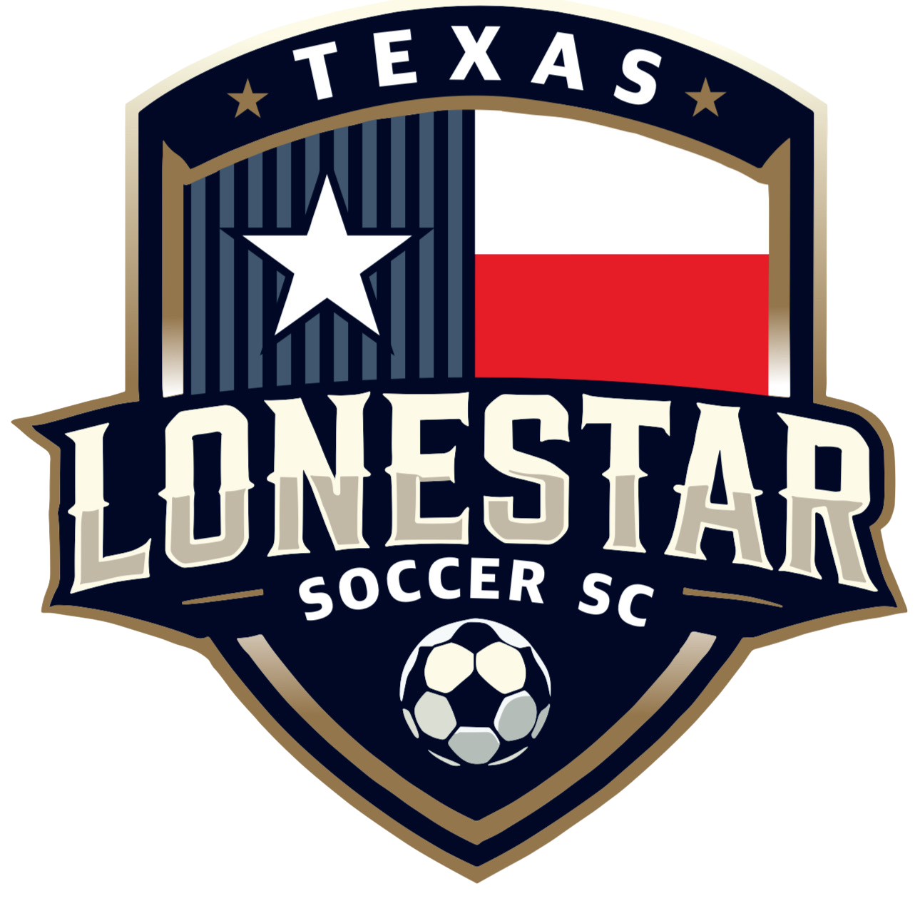 Texas Lone Star Soccer Club Logo
