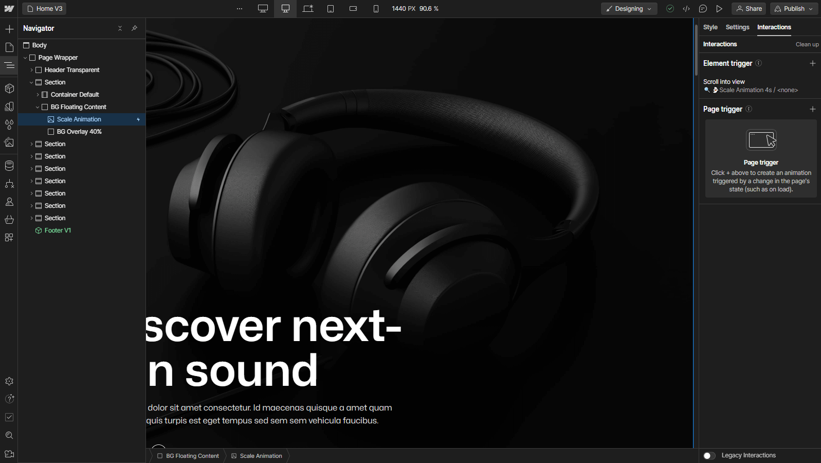 Techware X - Webflow Template And UI Kit Animation
