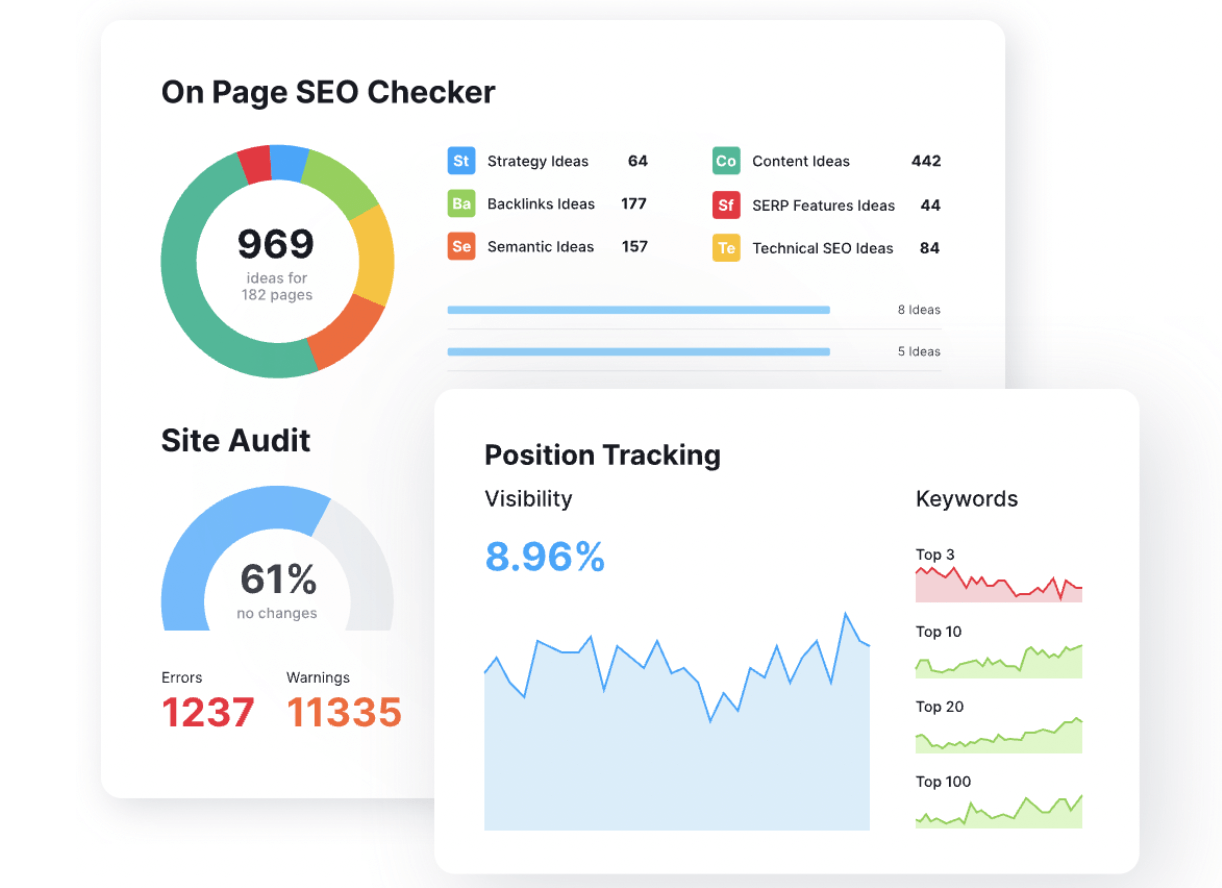 Example of organic SEO