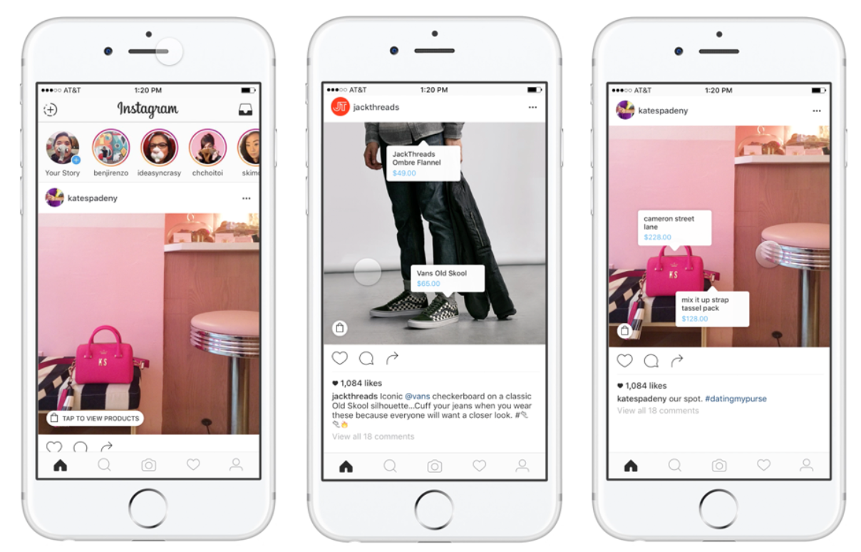 Instagram posts selling products