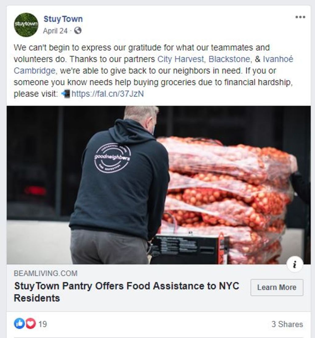 Stuy Town Social share.