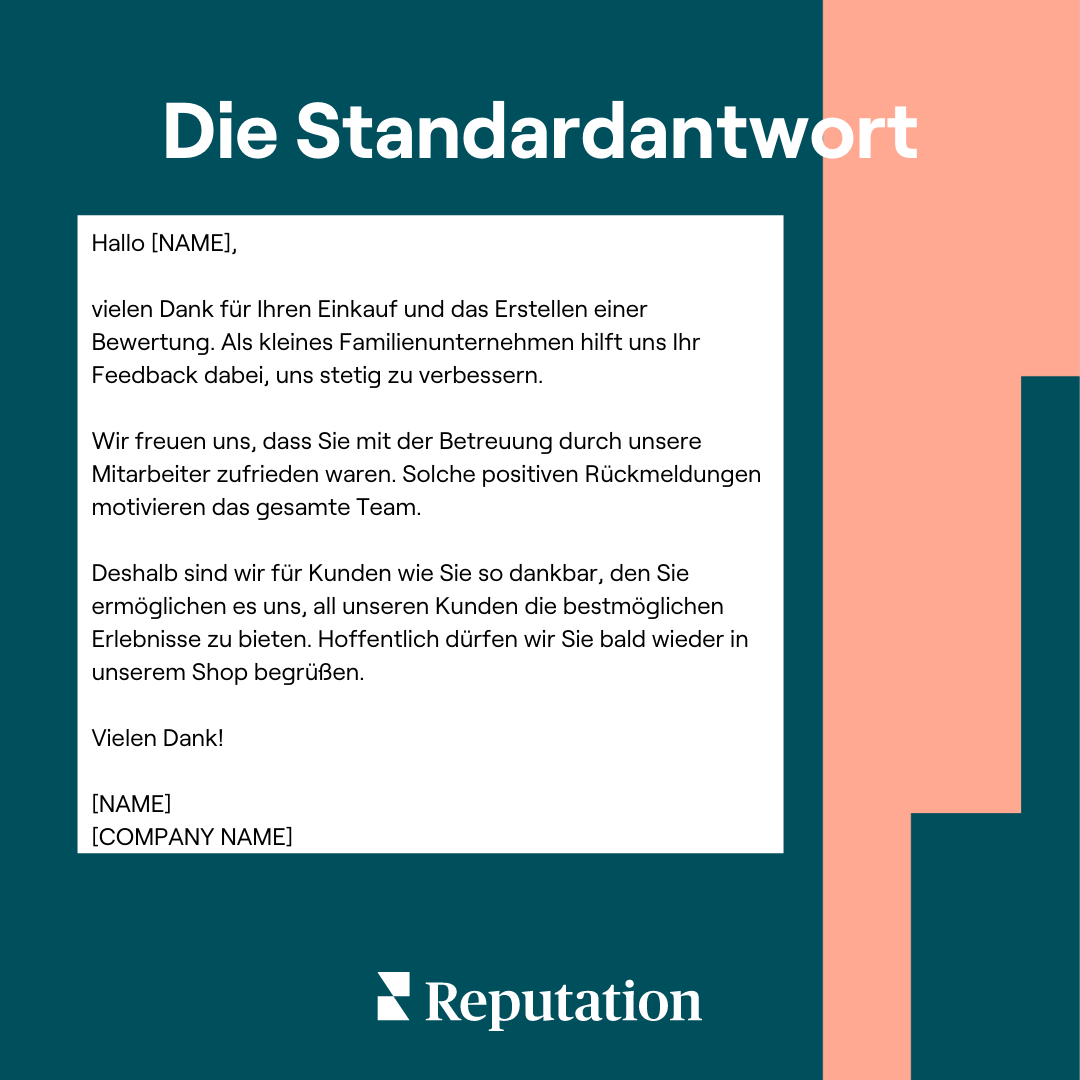 Die Standardantwort