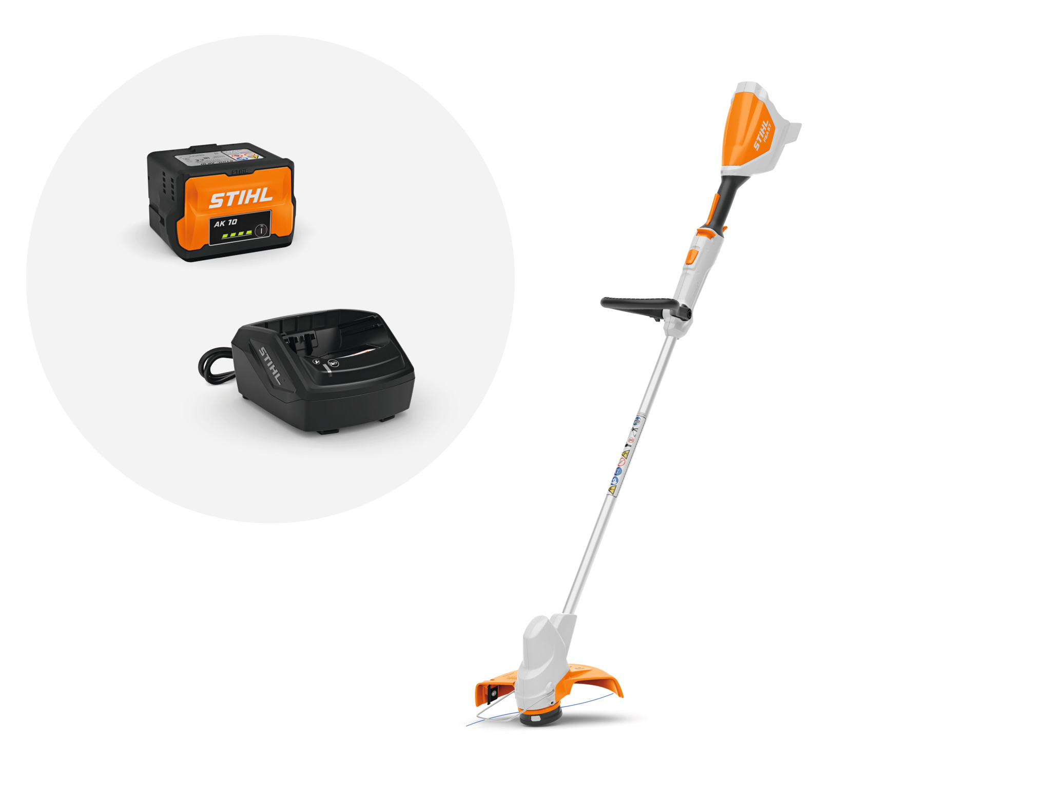 Lightweight and easy-to-use, this battery-powered trimmer is ideal for suburban yards.
