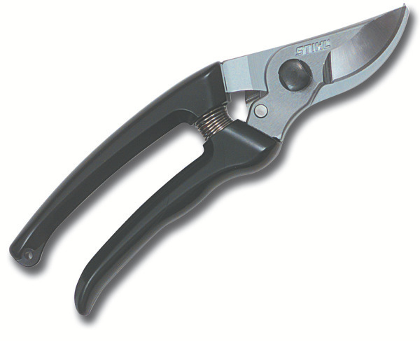 This hand pruner is designed for smaller hands and great for cutting twigs and medium-sized stems.