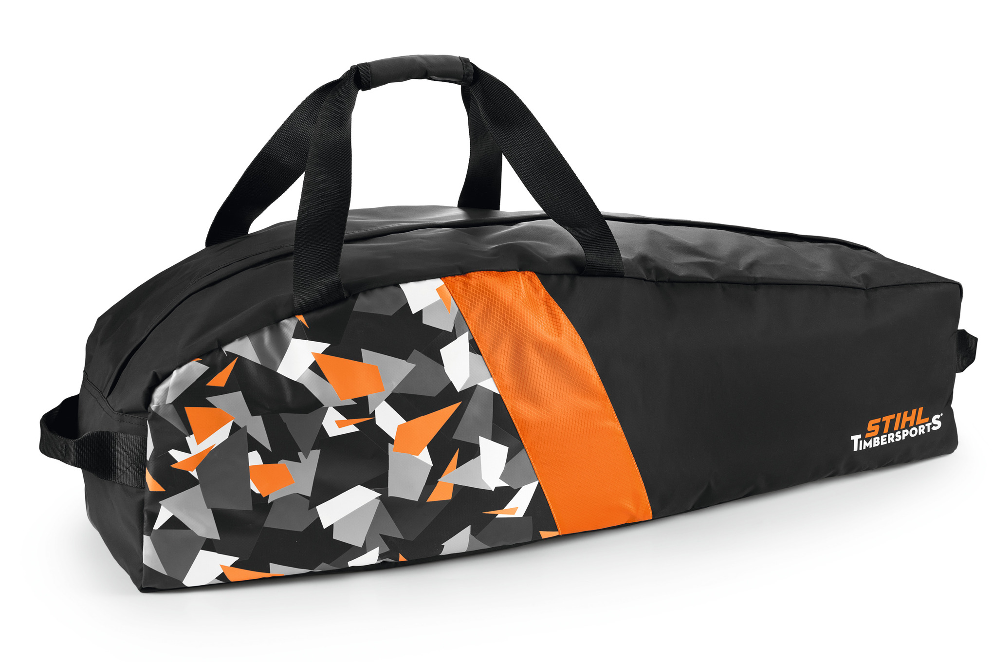STIHL TIMBERSPORTS® weather-resistant chain saw carrying bag.