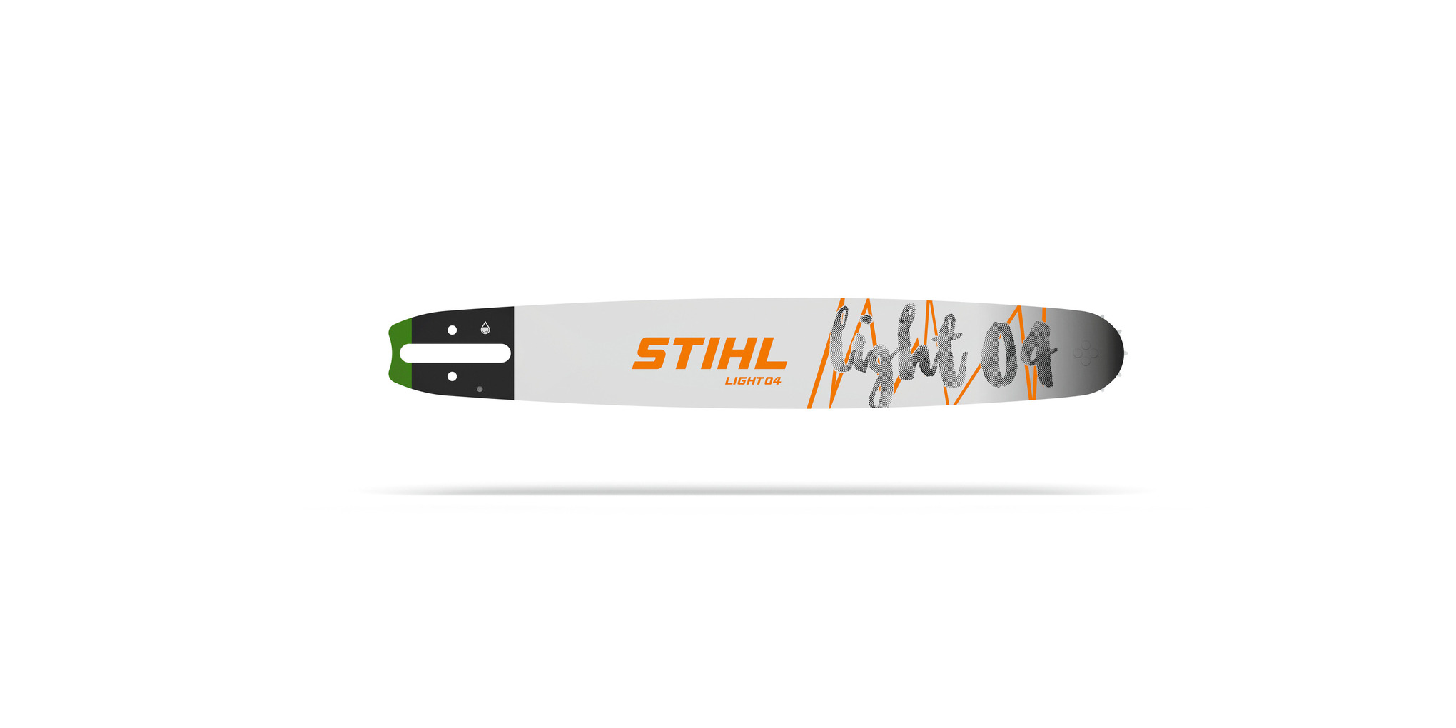 This lightweight guide bar features an updated modern graphic design, the same reduced-kickback design, and legendary STIHL quality.