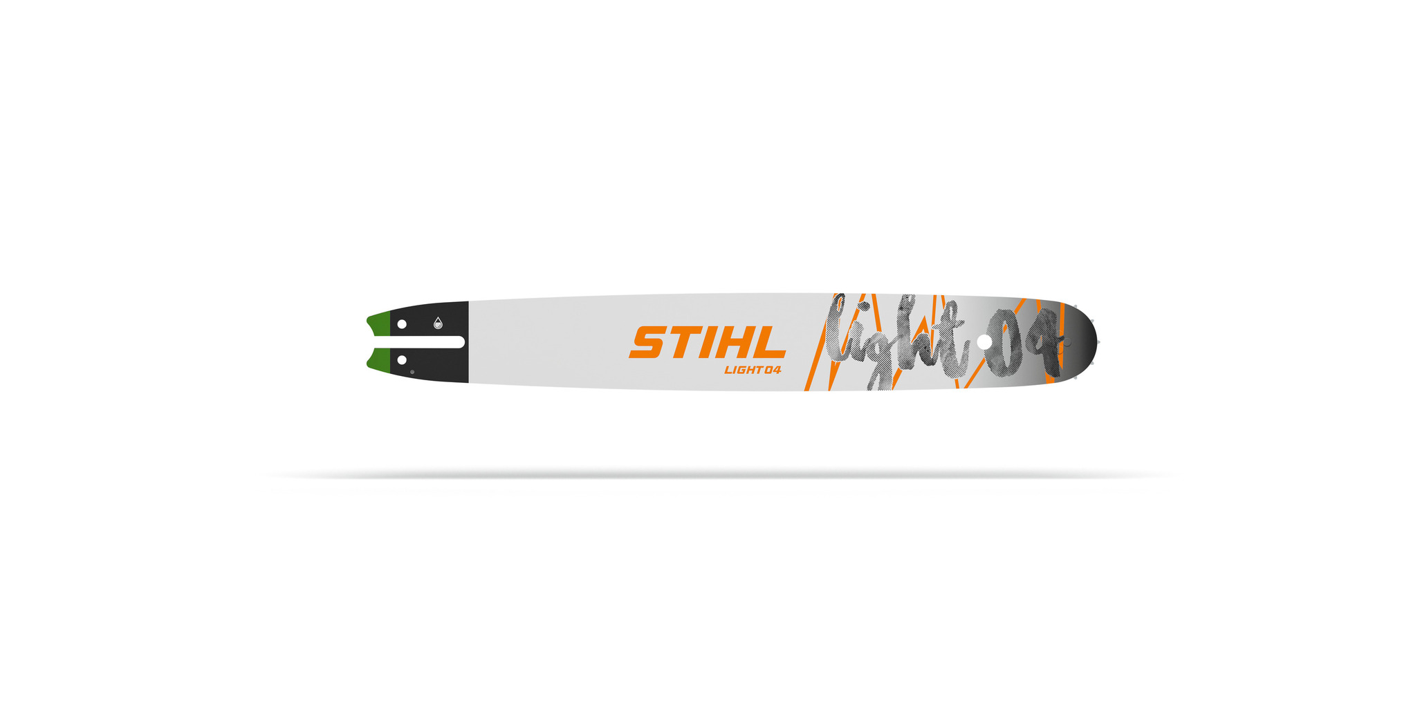 This lightweight guide bar features an updated modern graphic design, the same reduced-kickback design, and legendary STIHL quality.