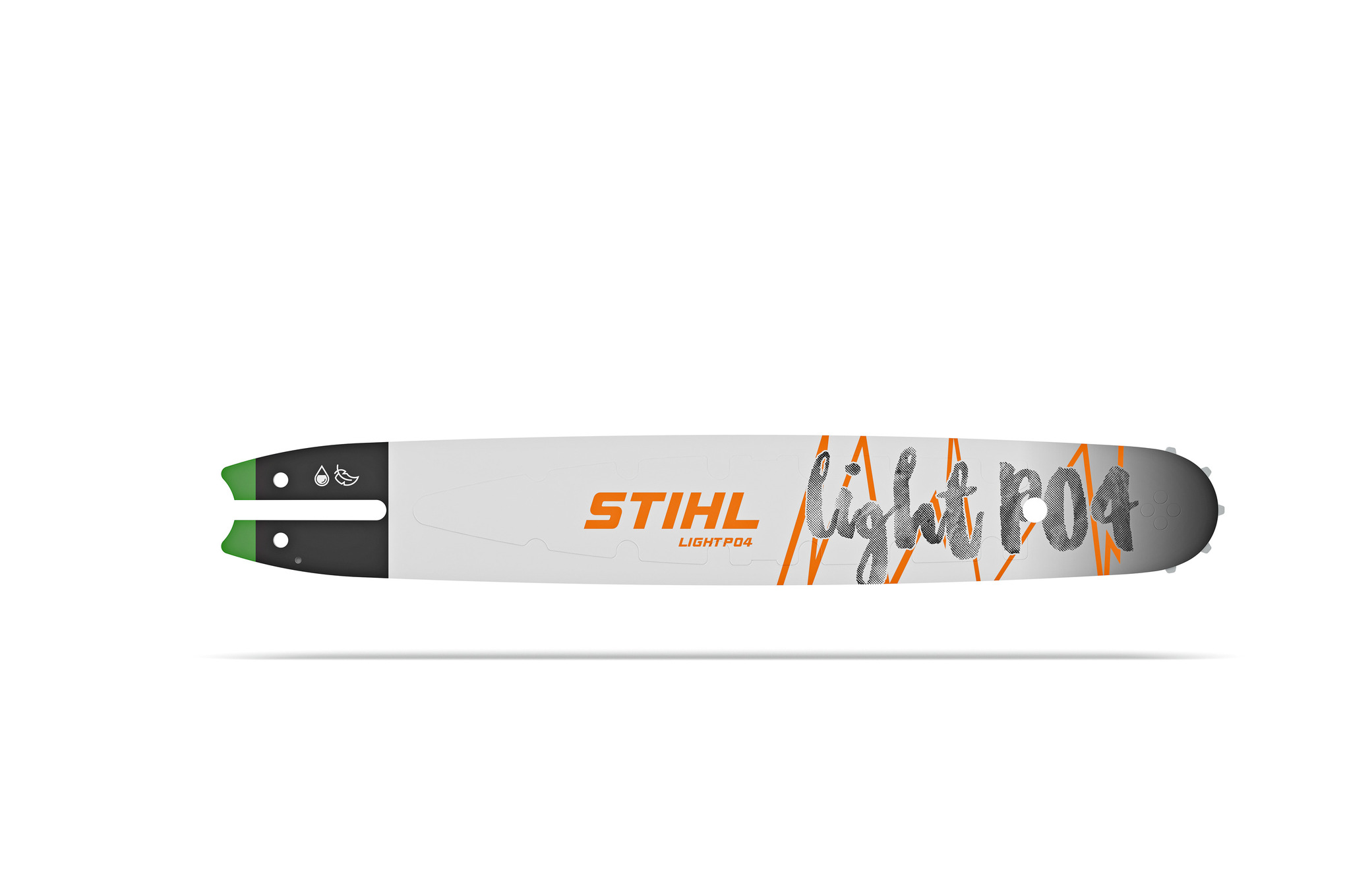 The STIHL Light P04 guide bar brings professional arborists reduced weight and excellent rigidity for efficient cutting and good balance for limbing tasks.