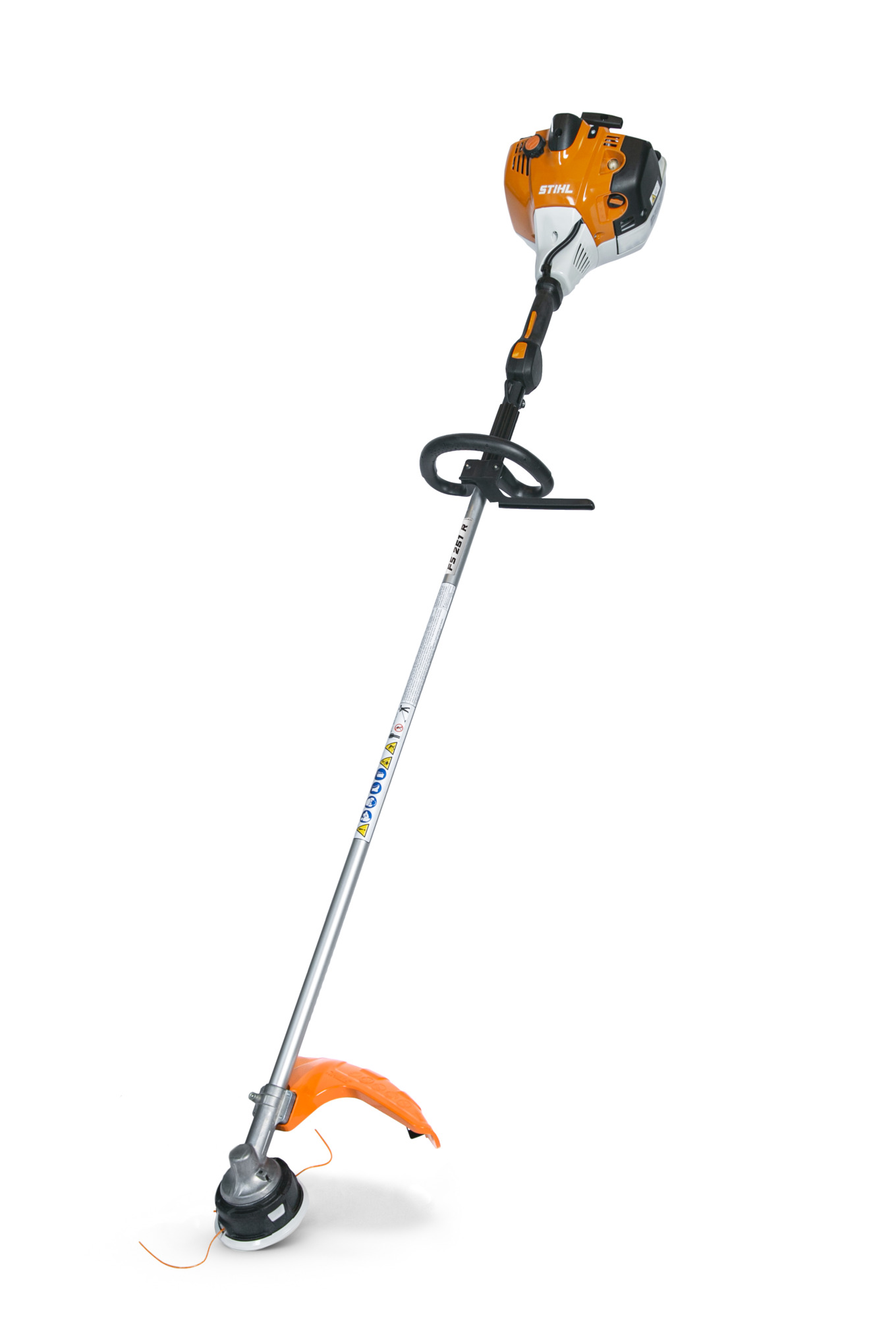 This powerful loop-handle gas trimmer is built with a semi-automatic choke lever, offering a simplified starting procedure.