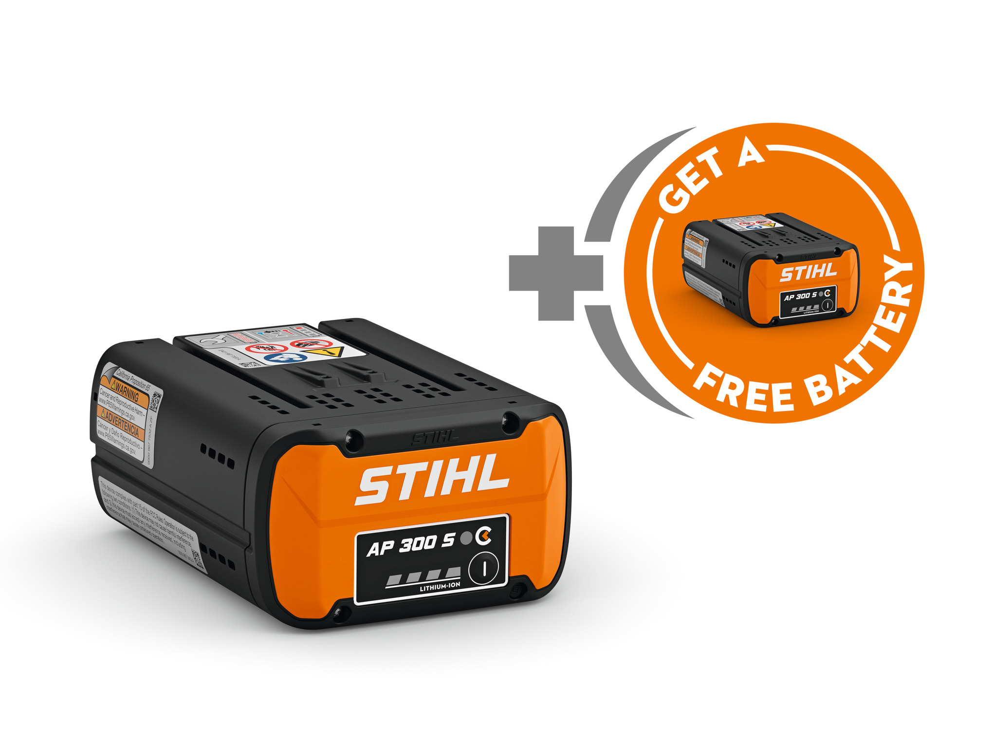 Get long run times out of your tools with the AP 300 S lithium-ion battery.