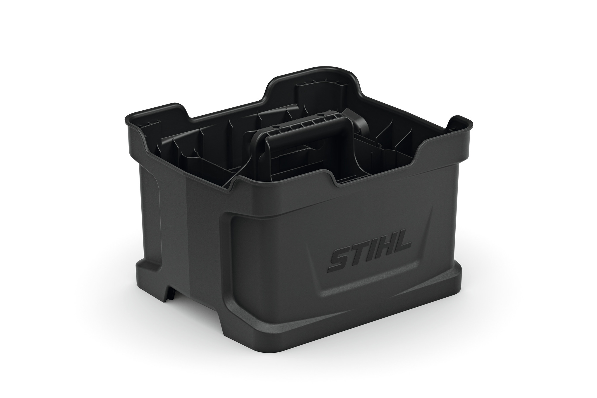 The STIHL battery crate is made for the storage and transport of AP System batteries.