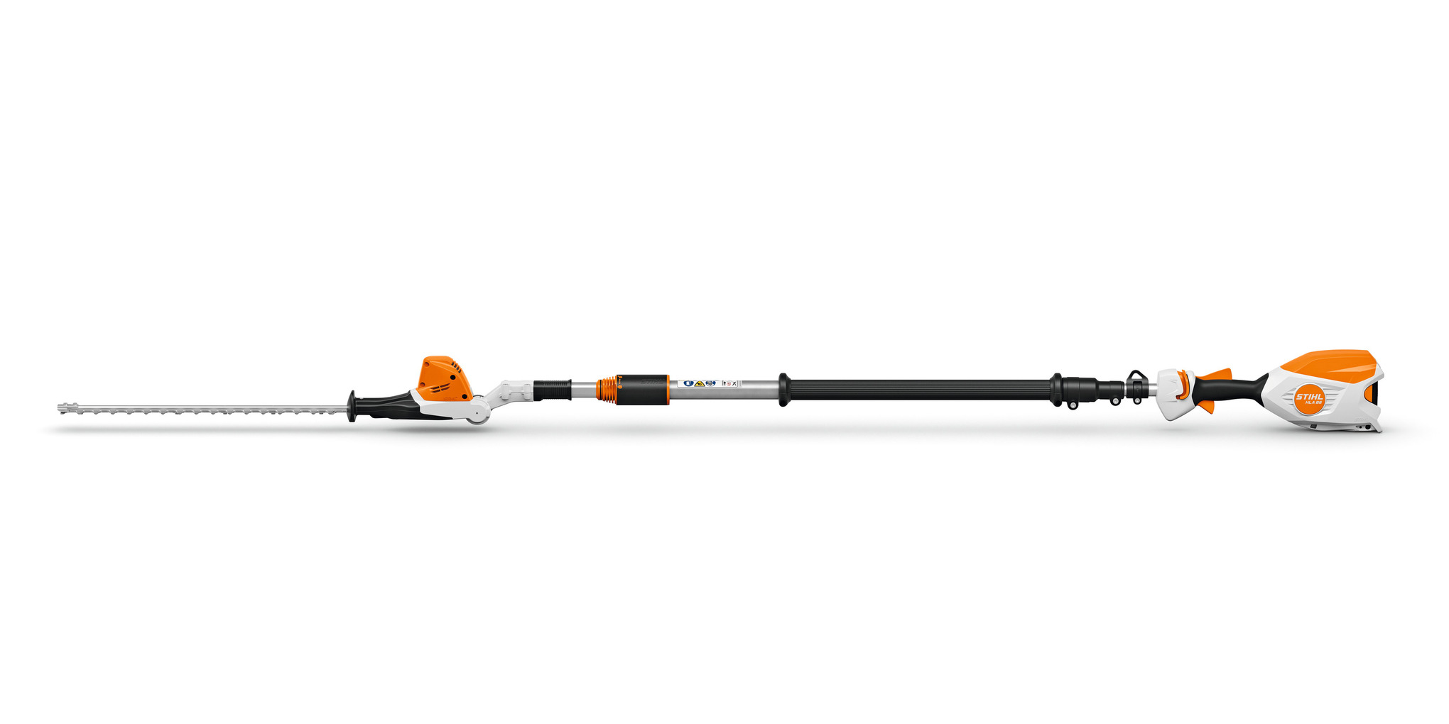 Commercial-grade and lightweight, this telescopic, extended-reach hedge trimmer is ideal for professionals.