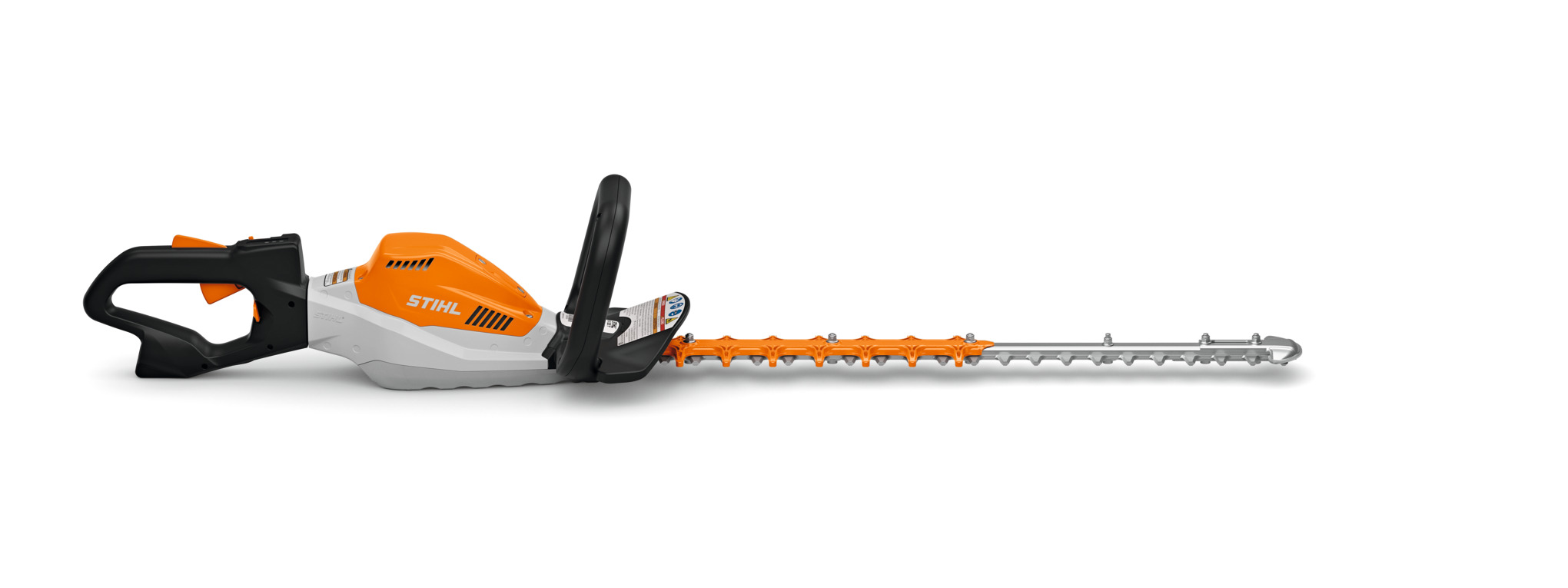 This professional-grade hedge trimmer offers cutting capabilities designed for precise trimming and sculpting.