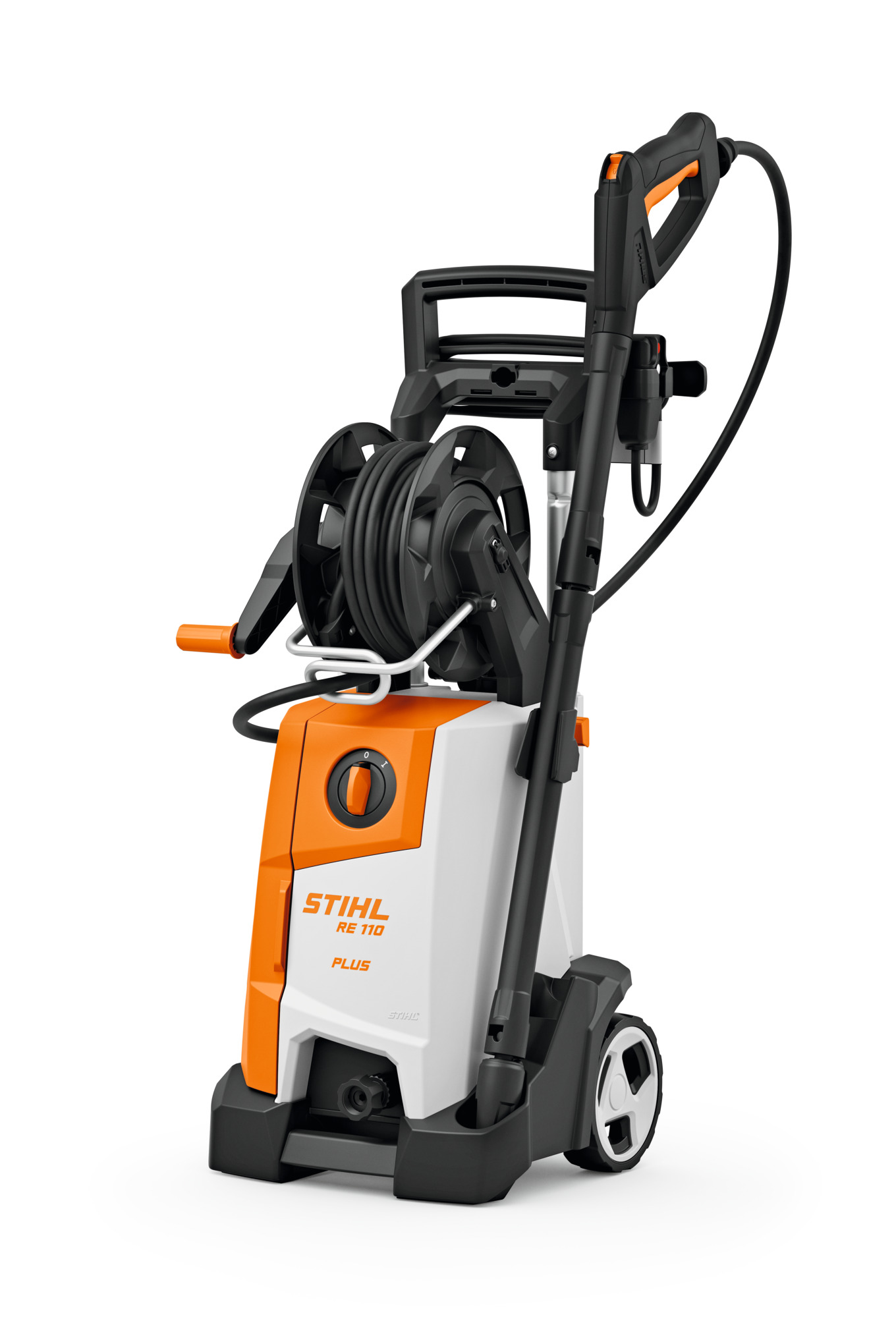 The most powerful corded electric STIHL pressure washer comes with a built-in pressurized hose reel, brushless motor, and telescopic aluminum handle.