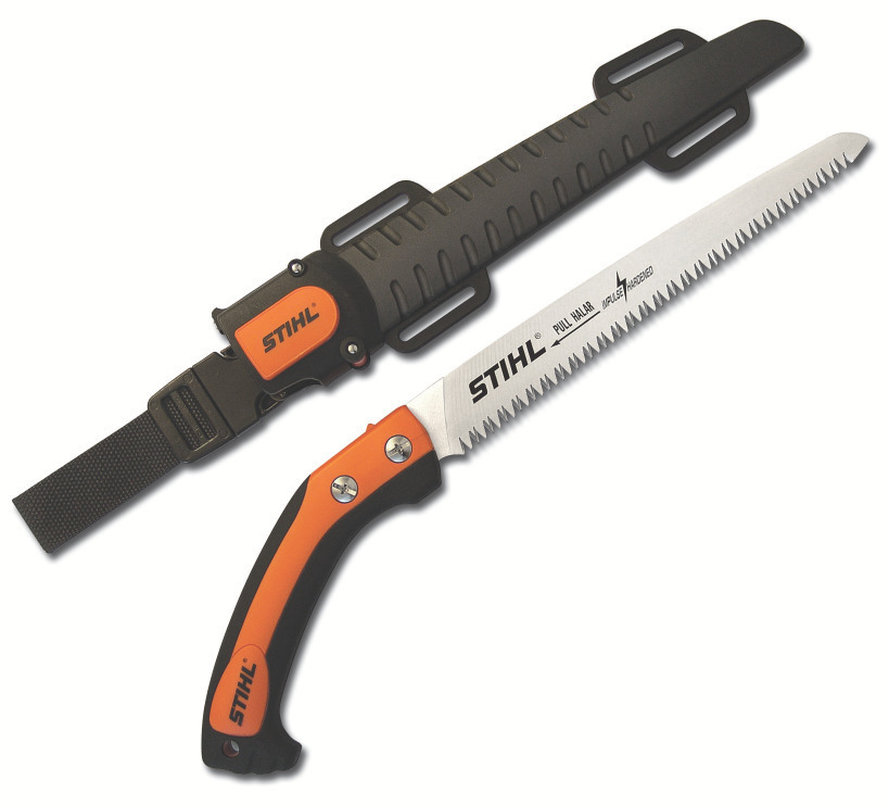 This fixed-blade pruning saw with 9.5'' blade is excellent for pruning limbs up to 3'' in diameter.