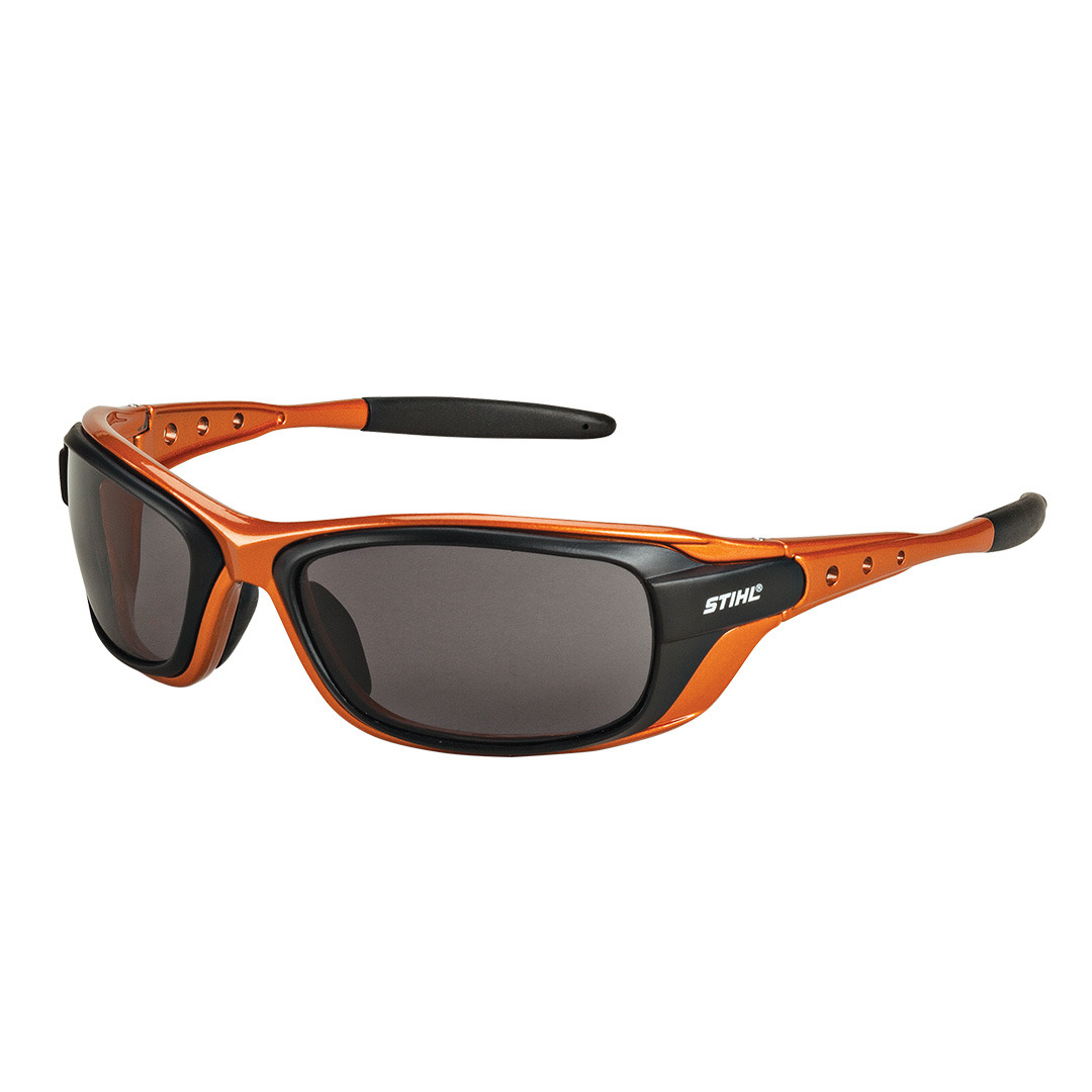 Protective glasses featuring hollow frames for a lightweight feel.