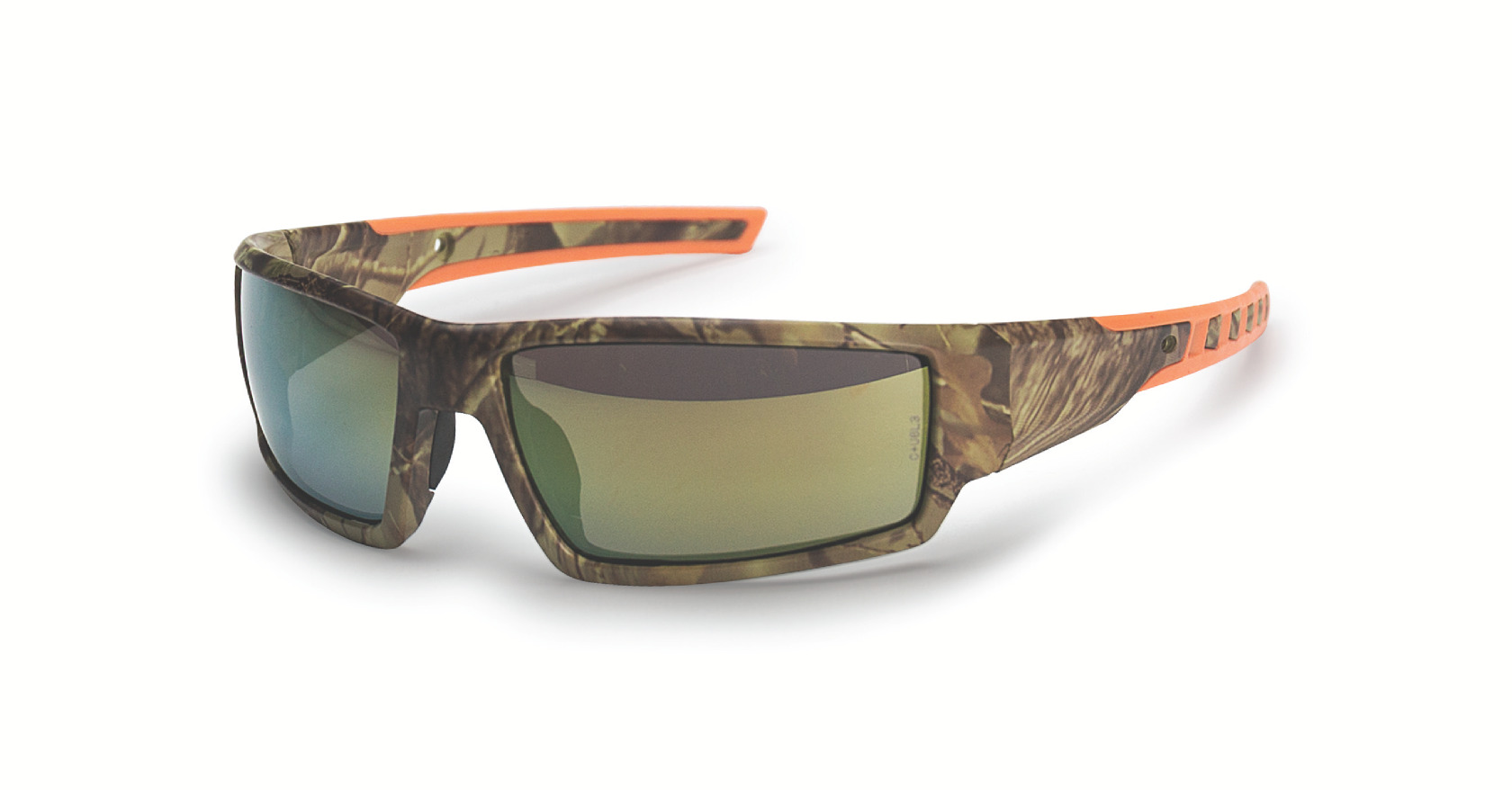 Protective glasses featuring a stylish camo frame.