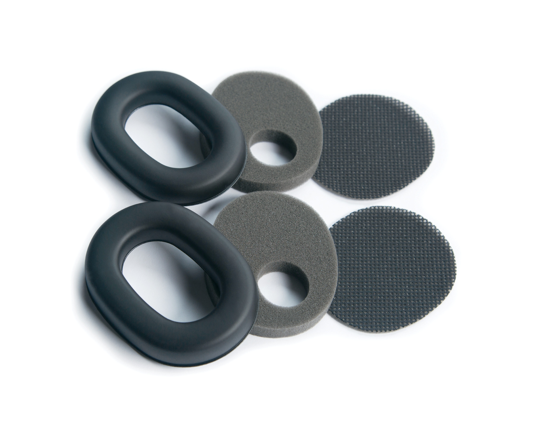 Replacement soft foam ear cushions and noise reduction foam inserts for select STIHL hearing protectors.