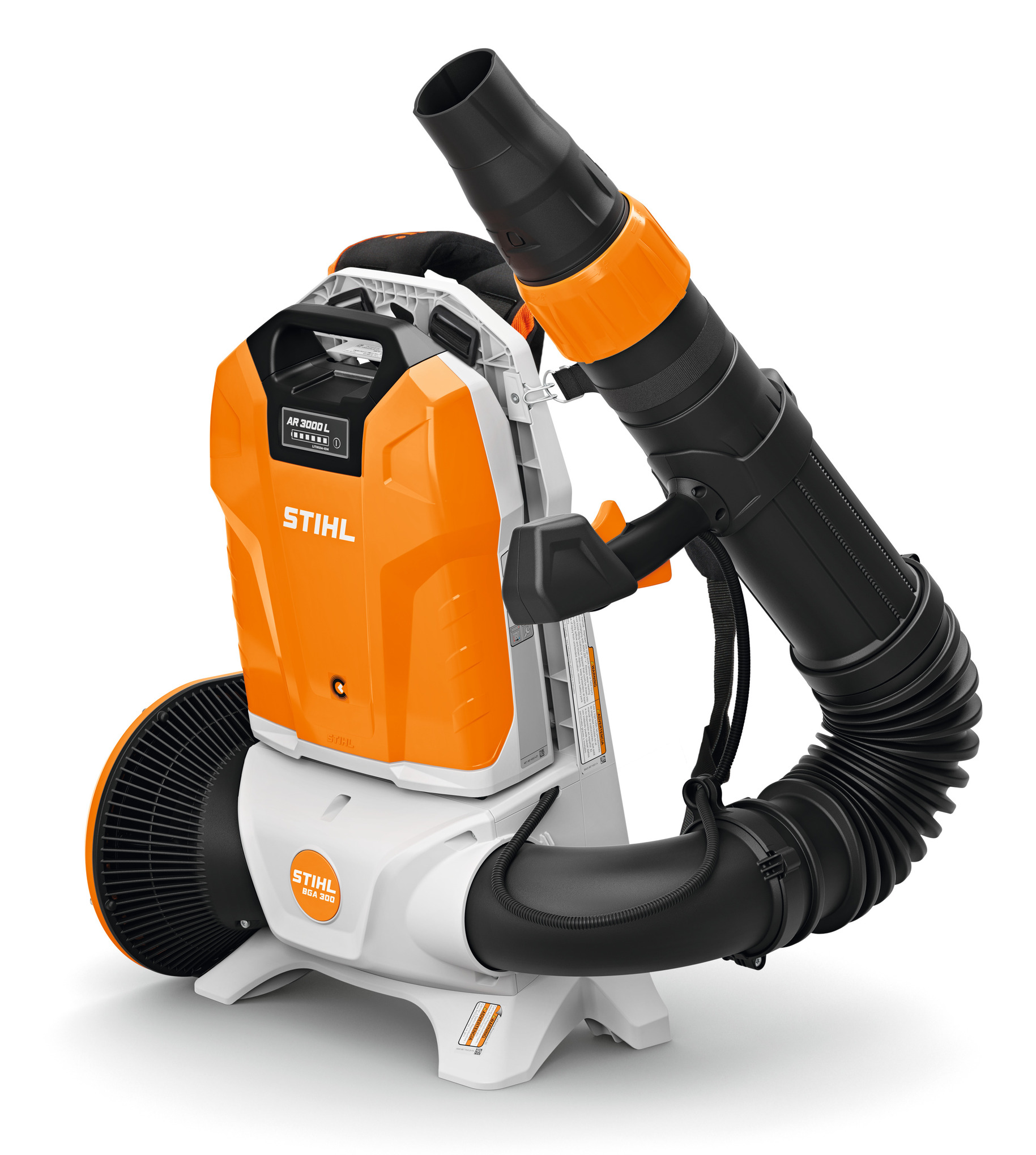 This high performance, commercial-grade backpack blower features long run times and the STIHL Noise Reduction System.