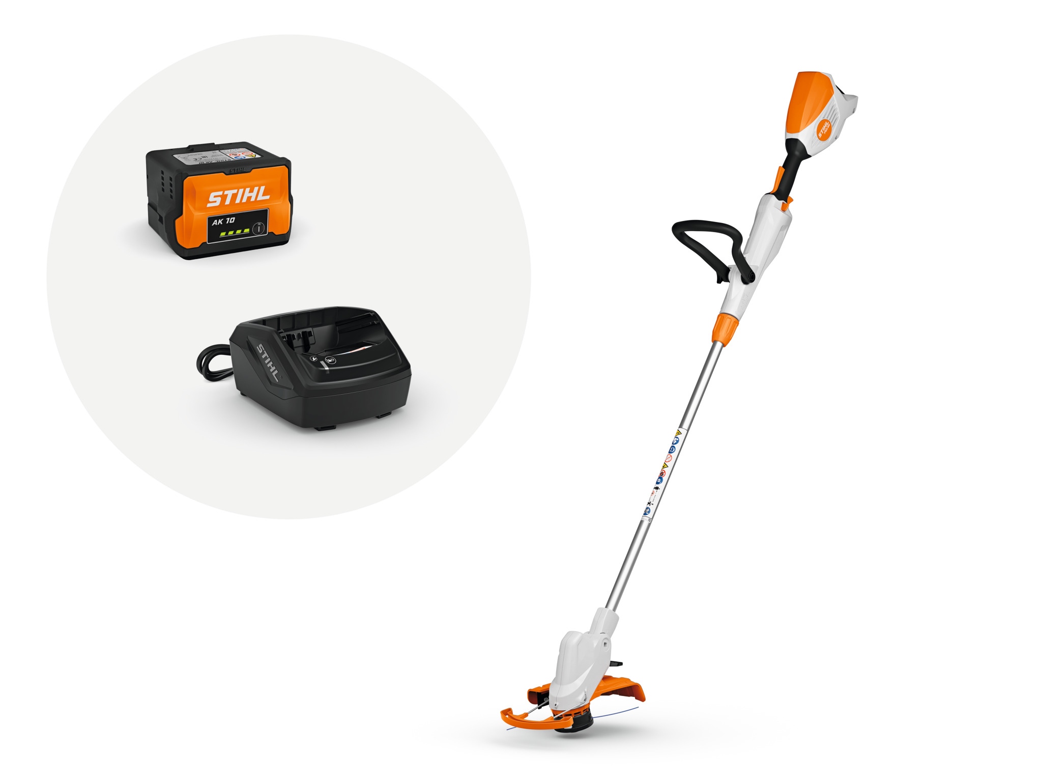 The STIHL FSA 50 is a lightweight, powerful trimmer that quickly switches to an edger for a clean, polished lawn.