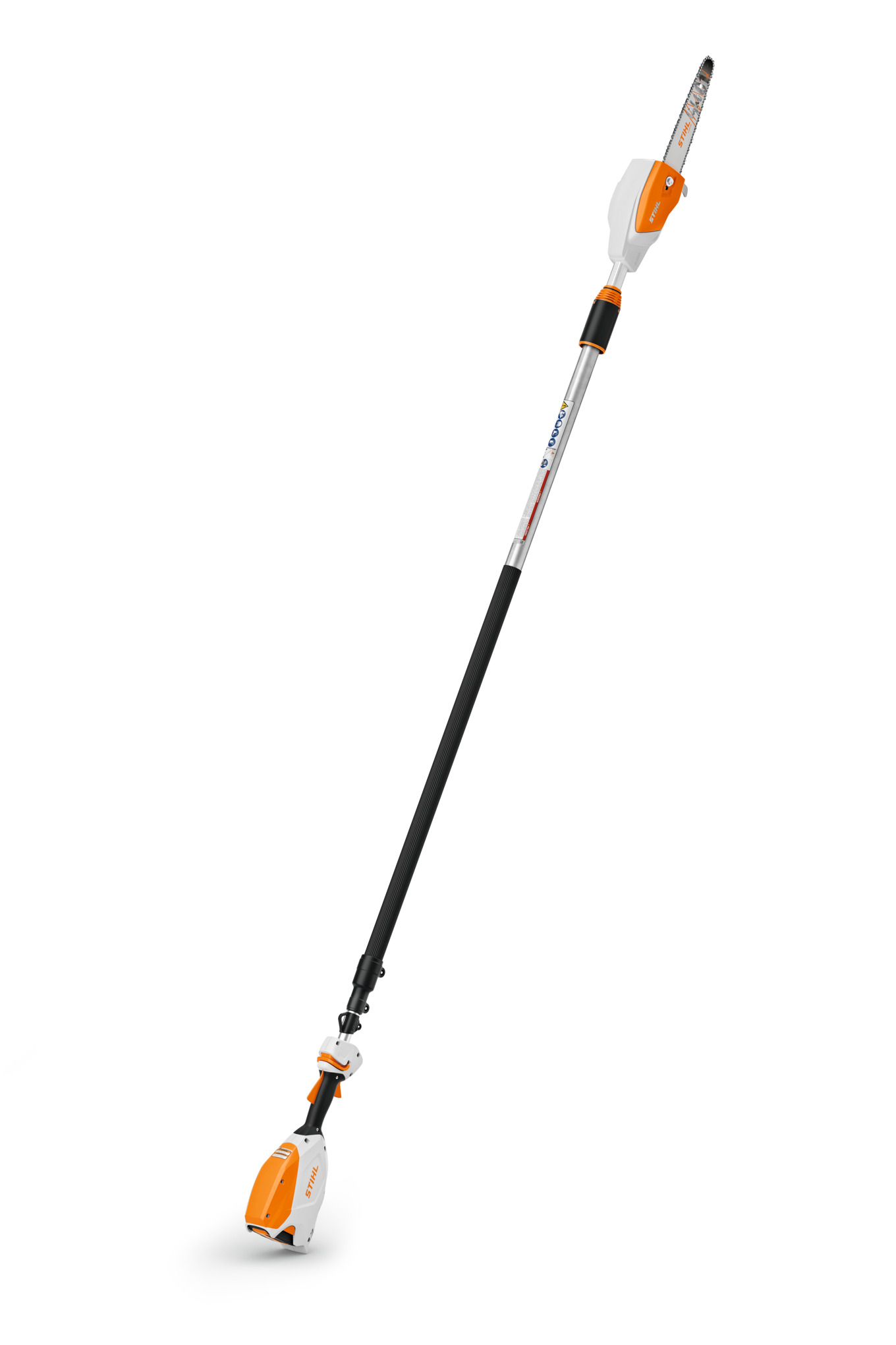 This battery-powered telescoping pole pruner offers a proven, durable construction.