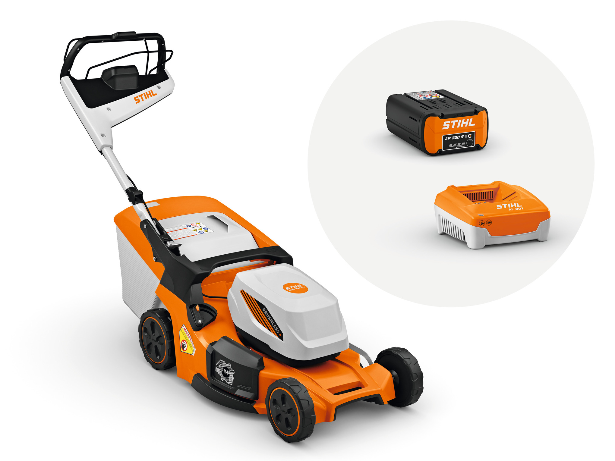 Adaptive self-propelled power modes, top of the line handlebar, and nearly 2 hours of consistent power make the RMA 453 PV ready for any yard.