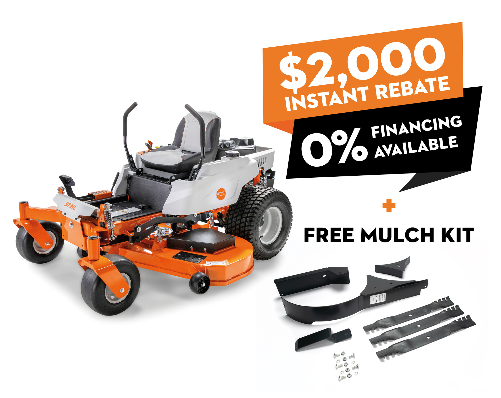 Financing & Rebate Available! | With a powerful engine, four-wheel suspension, and a 61" deck, the STIHL RZ 261 is a premium zero-turn mower that will help homeowners get more done.