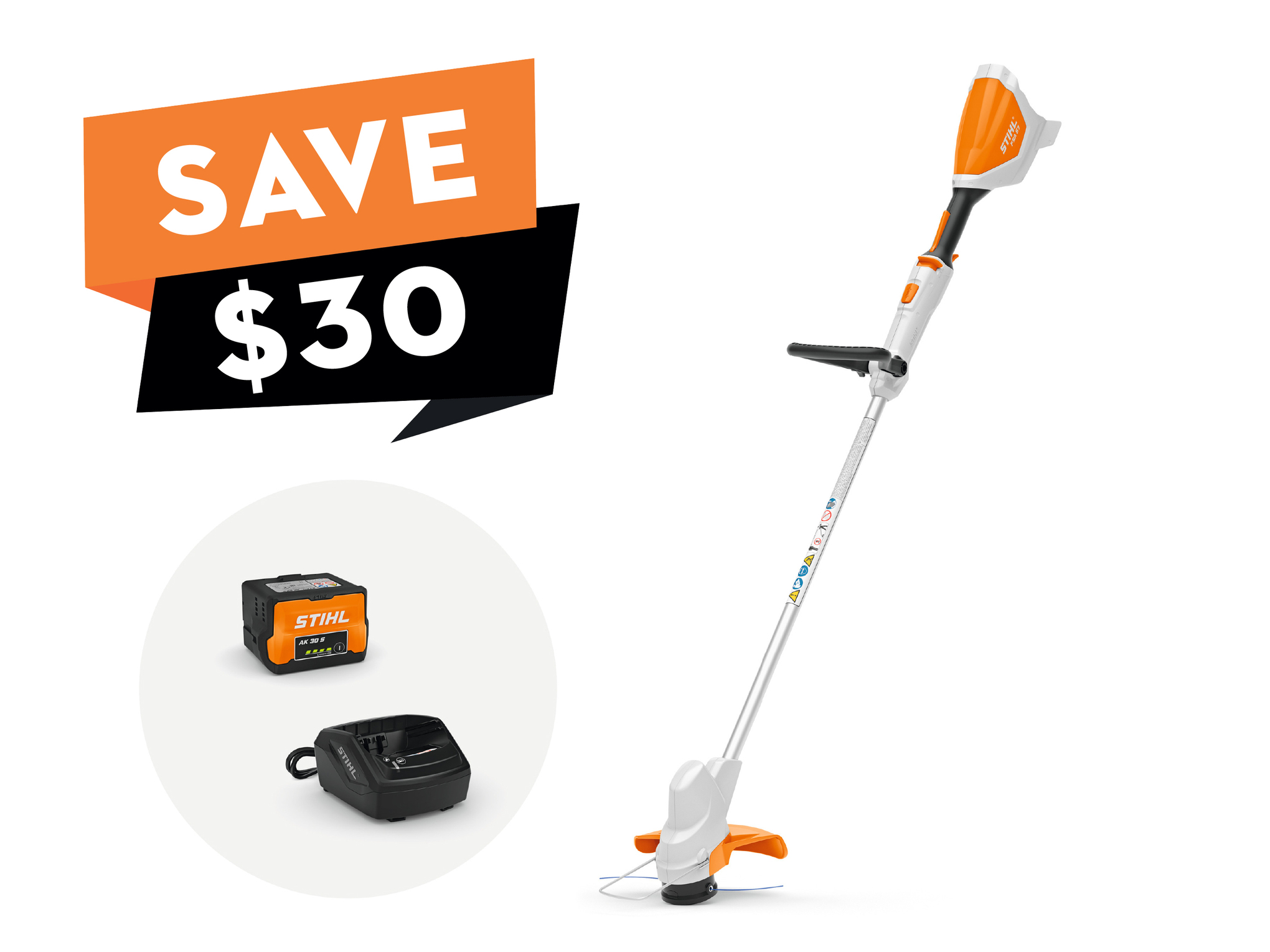 Lightweight and easy-to-use, this battery-powered trimmer is ideal for suburban yards.