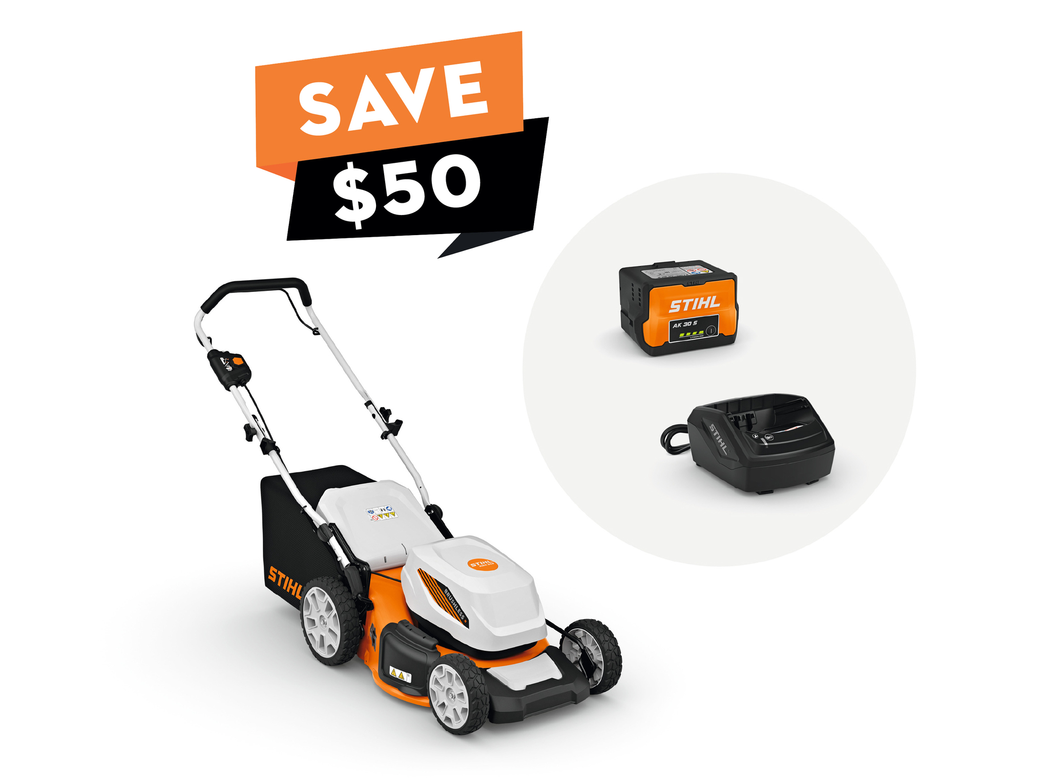 STIHL battery performance, steel deck confidence, and intuitive cutting capabilities make the RMA 348 a strong match for any small- to mid-sized lawn.