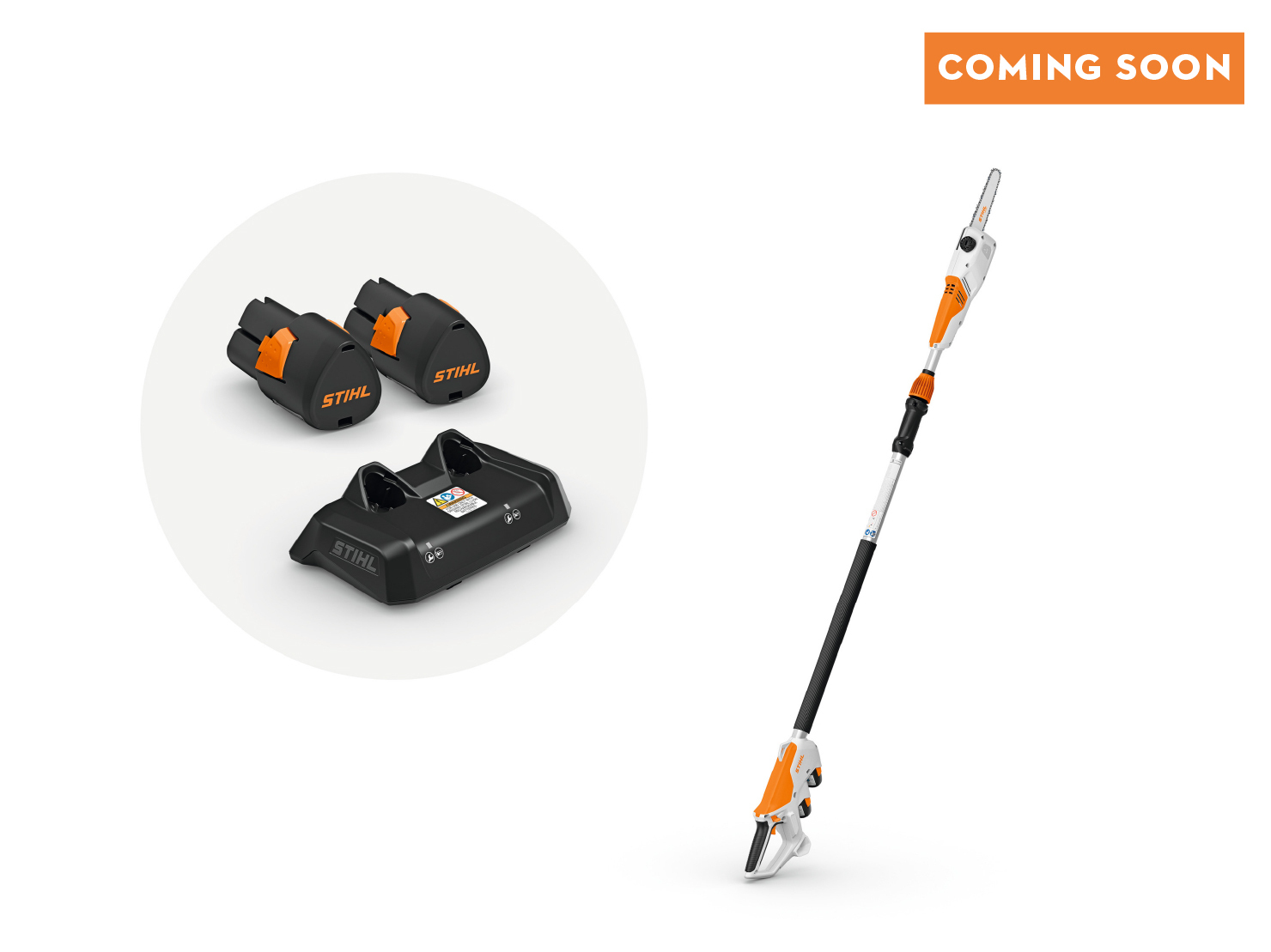 Reach Higher, Cut Smarter: With telescopic shaft and automatic chain tensioning - for efficient and convenient tree maintenance at home