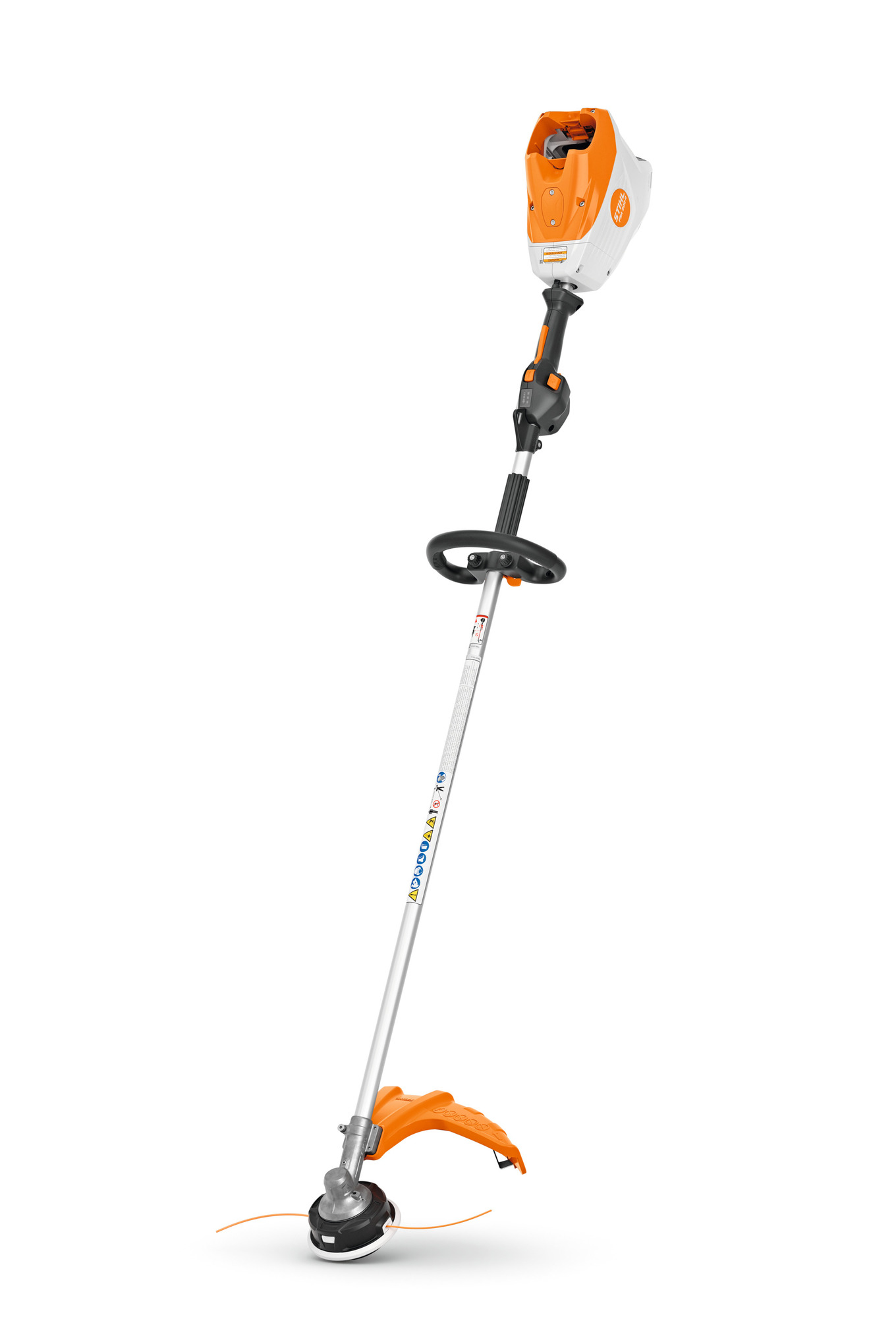This lightweight and powerful battery-powered loop-handle trimmer is built for professionals to take on a wide range of landscaping jobs.