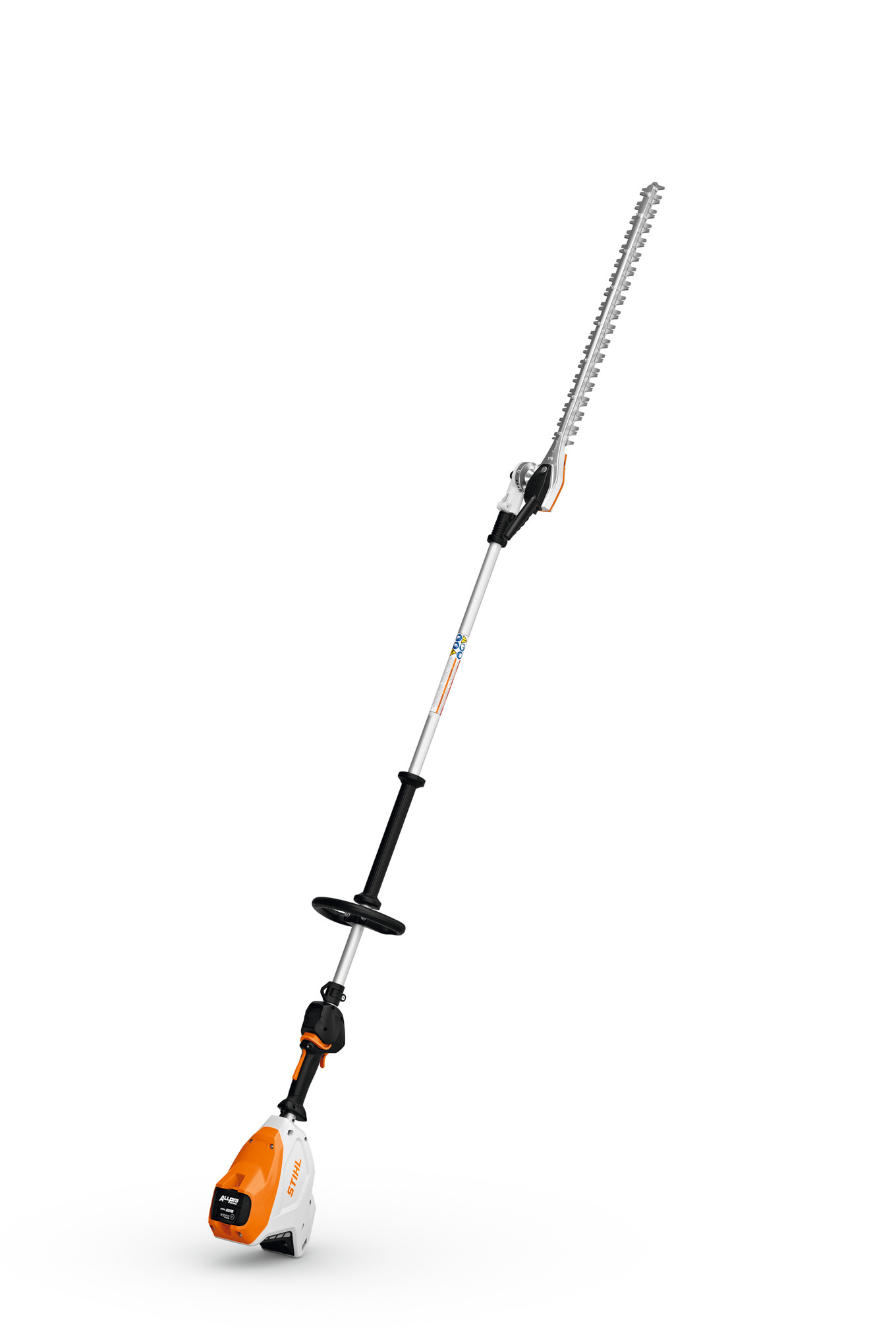 HLA 140 battery extended-reach hedge trimmer: For optimal performance and high comfort in professional hedge maintenance.