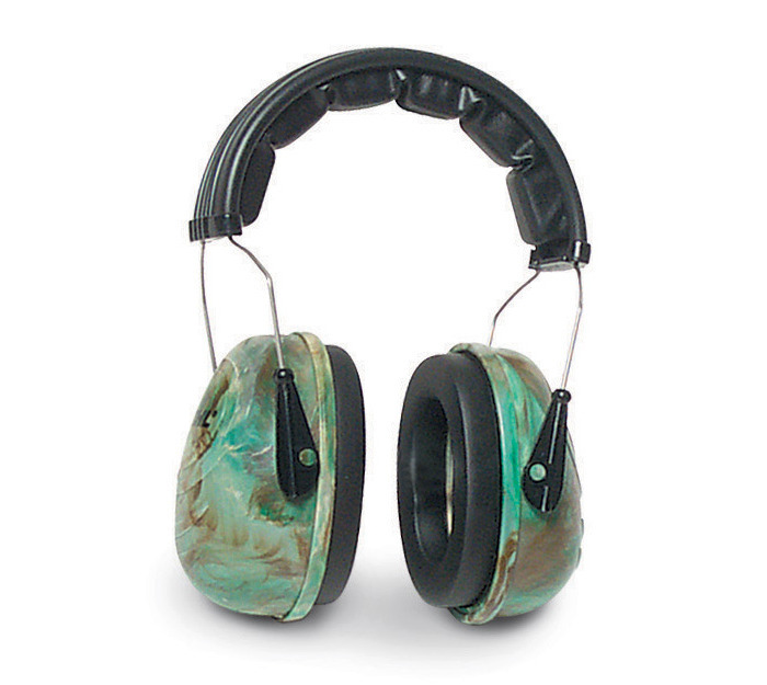 This overhead hearing protection has a camouflage pattern to suit the outdoorsman in you.
