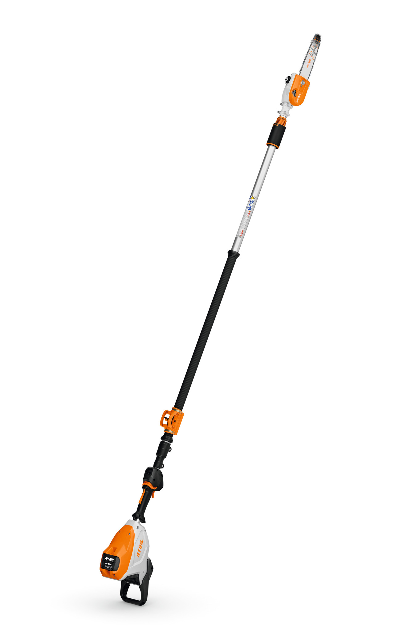HTA 140 battery pole pruner in a set with AP 30 battery and AL 301 charger: high output and efficiency for professional tree care and pruning