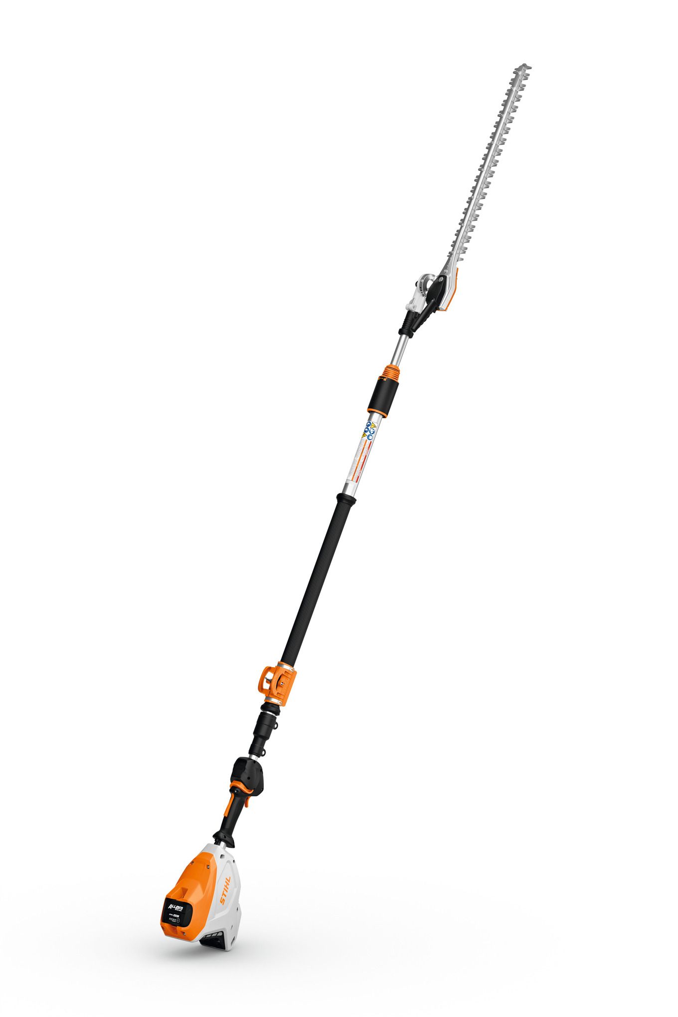 HLA 150 battery extended hedge trimmer in a set with AP 30 battery and AL 301 charger: Plenty of reach and top performance for professional hedge maintenance