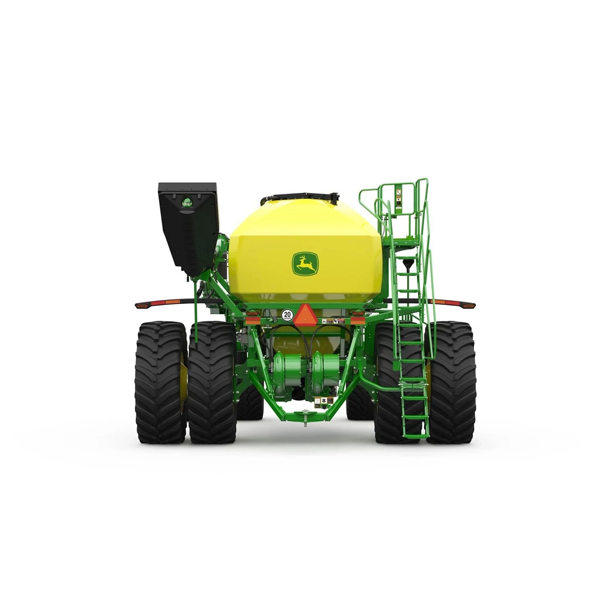Studio image with a rear view of Seeding Equipment C400T Trailing Air Cart
