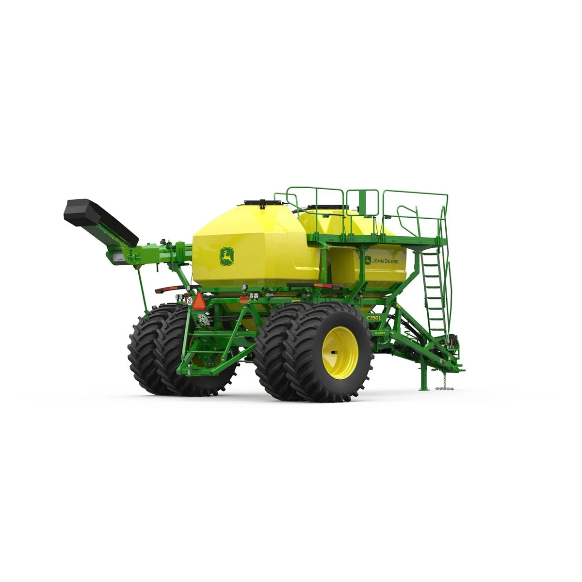 Studio image with a rear view of Seeding Equipment C350L Leading Air Cart