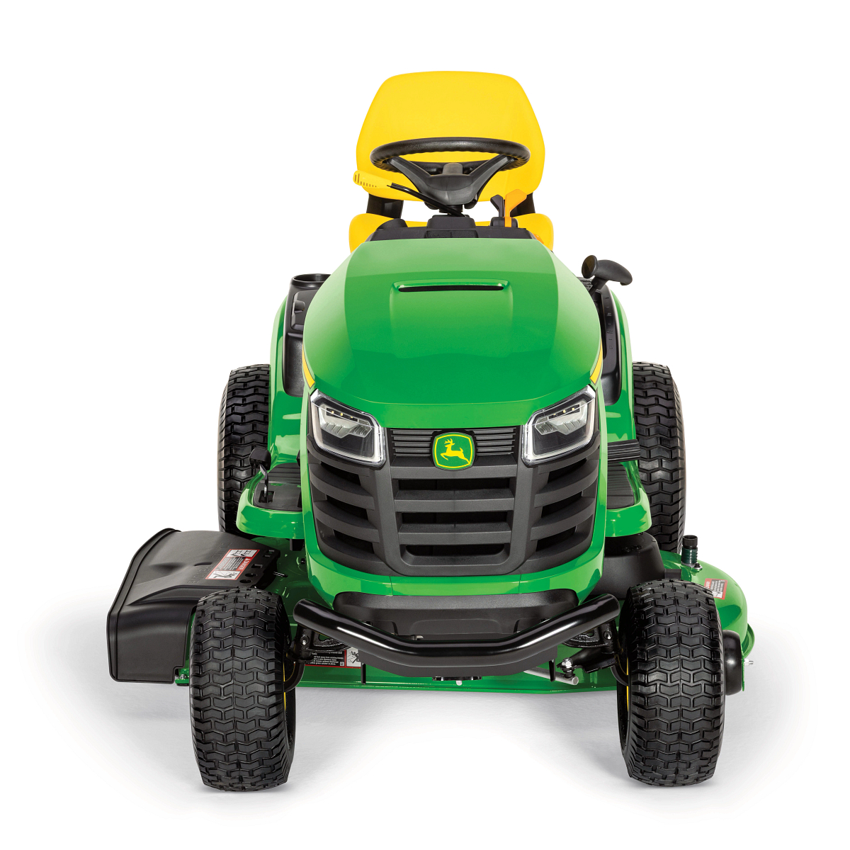 Studio front view of an S220 Lawn Tractor