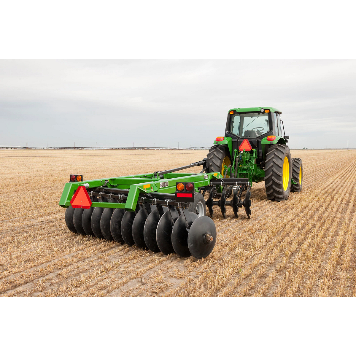Field view of DH5110 Disk Harrow on 7230 Tractor