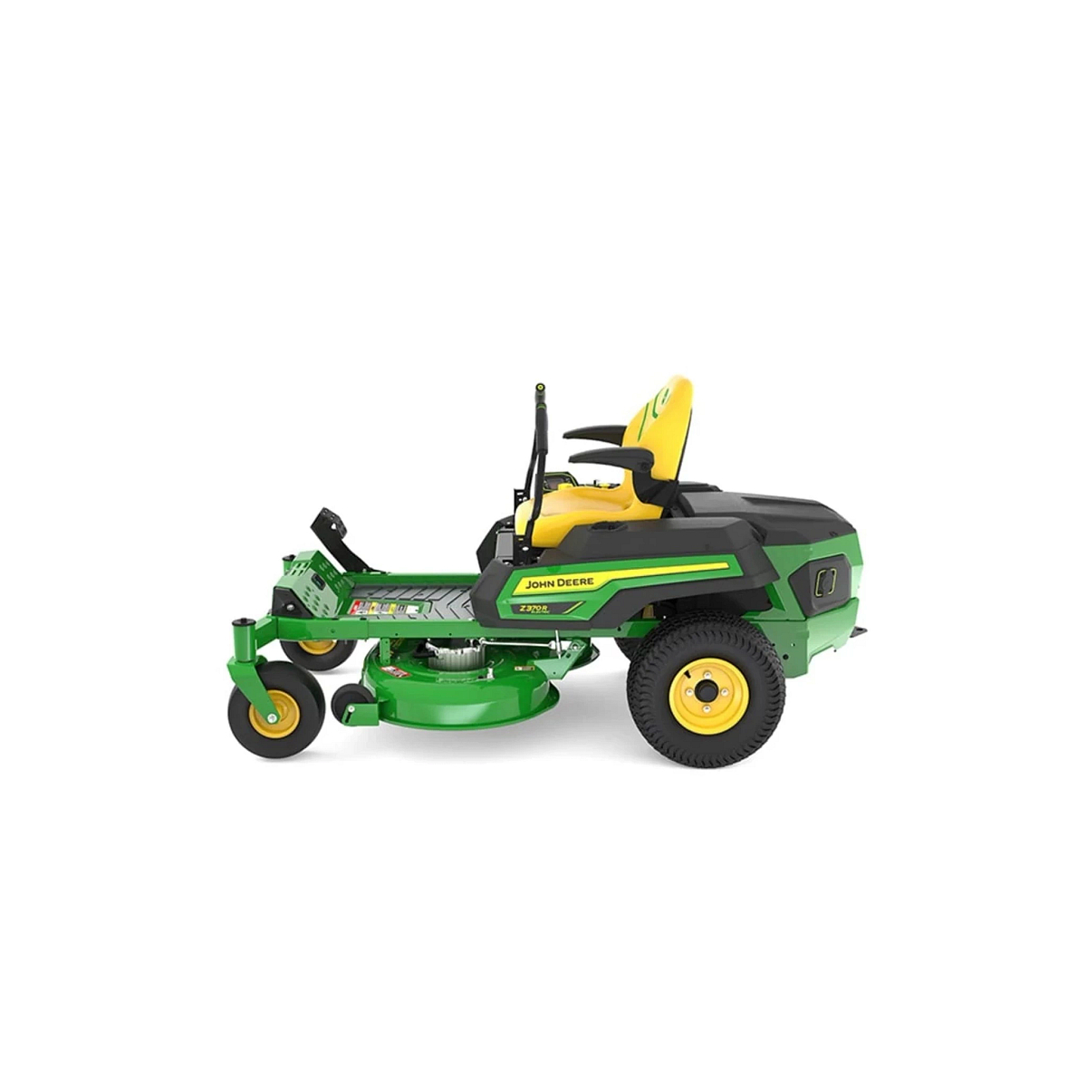 Studio image with a left view of a Z370R Electric ZTrak Mower
