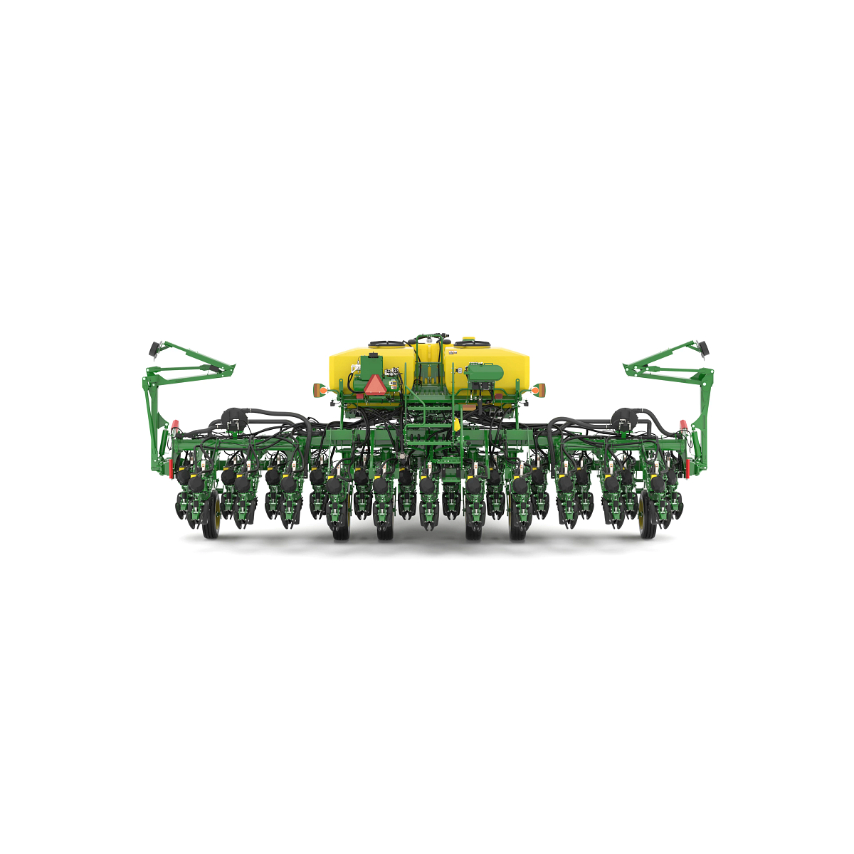 Studio image with rear view of 1795 12-Row Split 23 Planter.