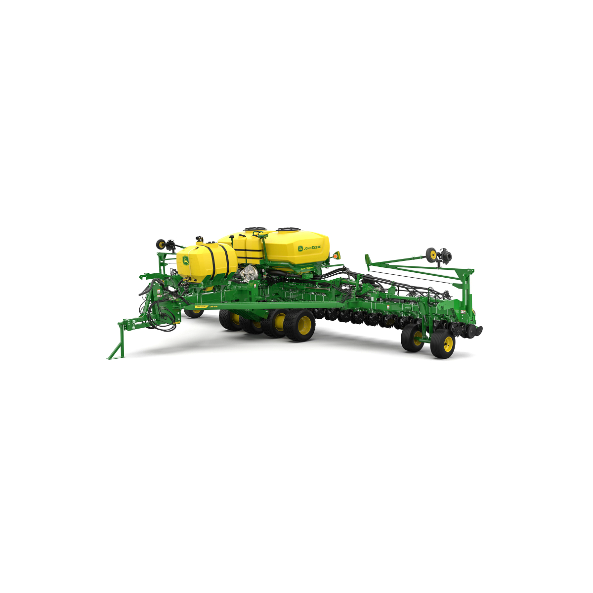 Studio rendering with front left view of DB44 24R planter.