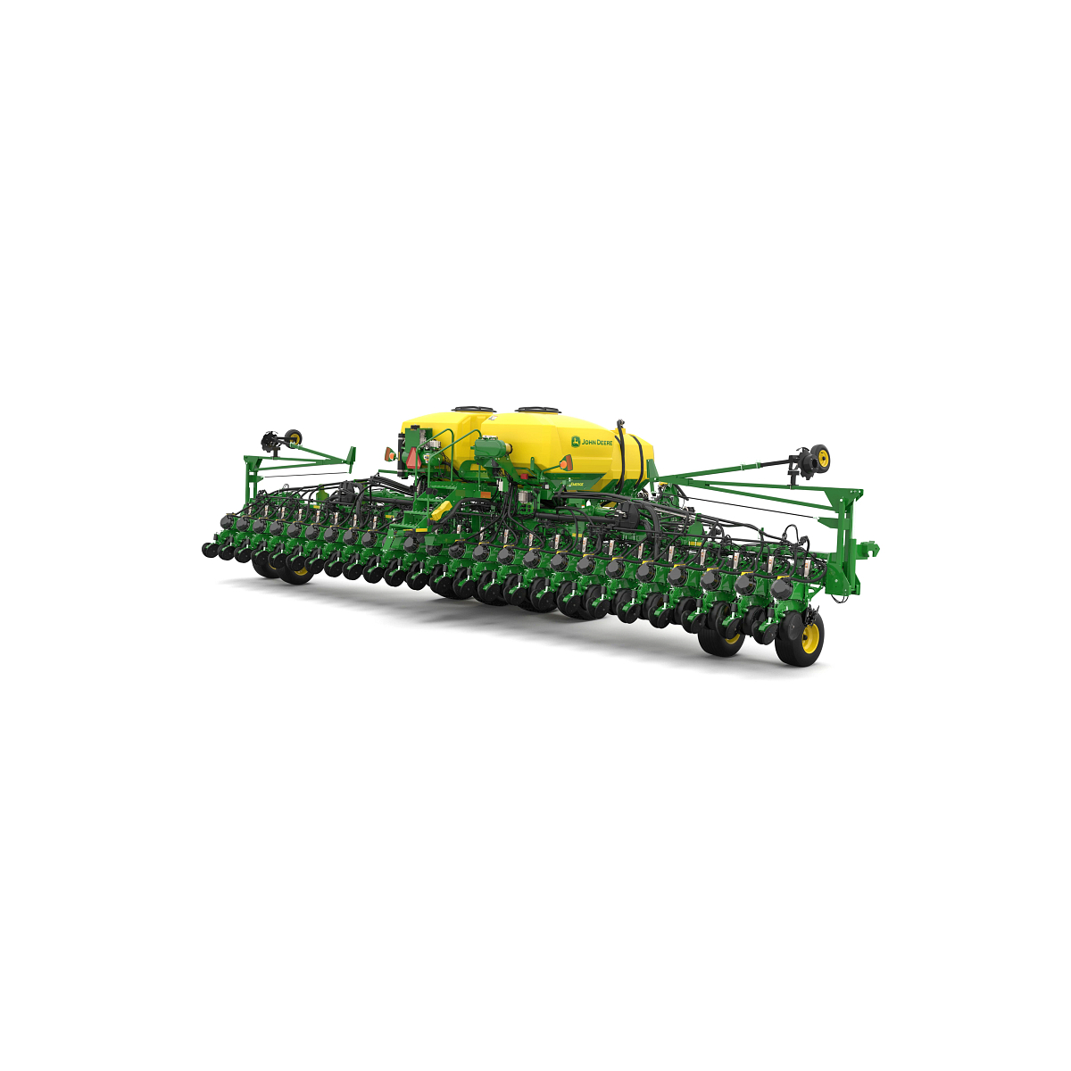 Studio rendering with right rear view of DB44 24R planter.