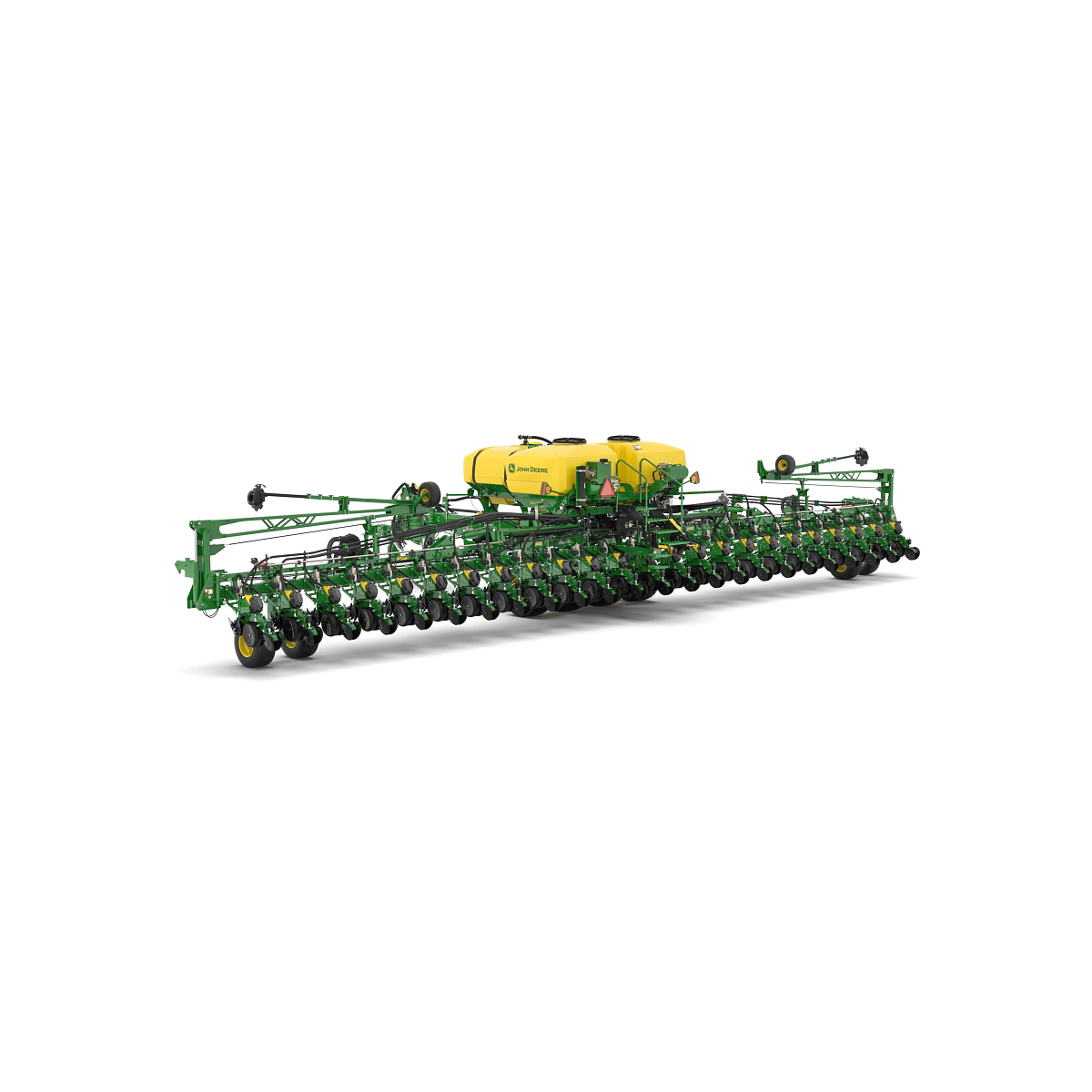 Studio rendering with left rear view of DB60 24R planter.