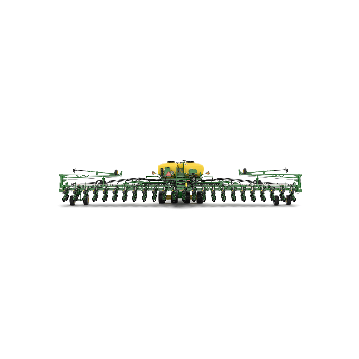 Studio rendering with rear view of DB60 24R planter.